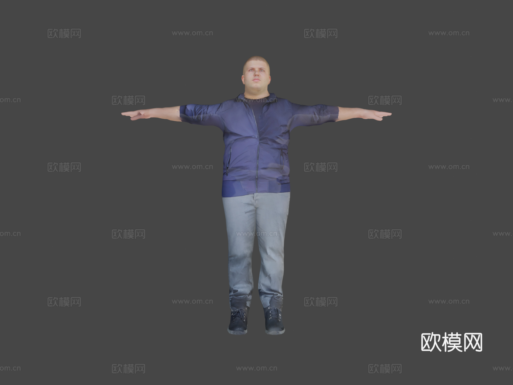 里达西迪本阿里奔跑中3d模型下载（渲染图6）