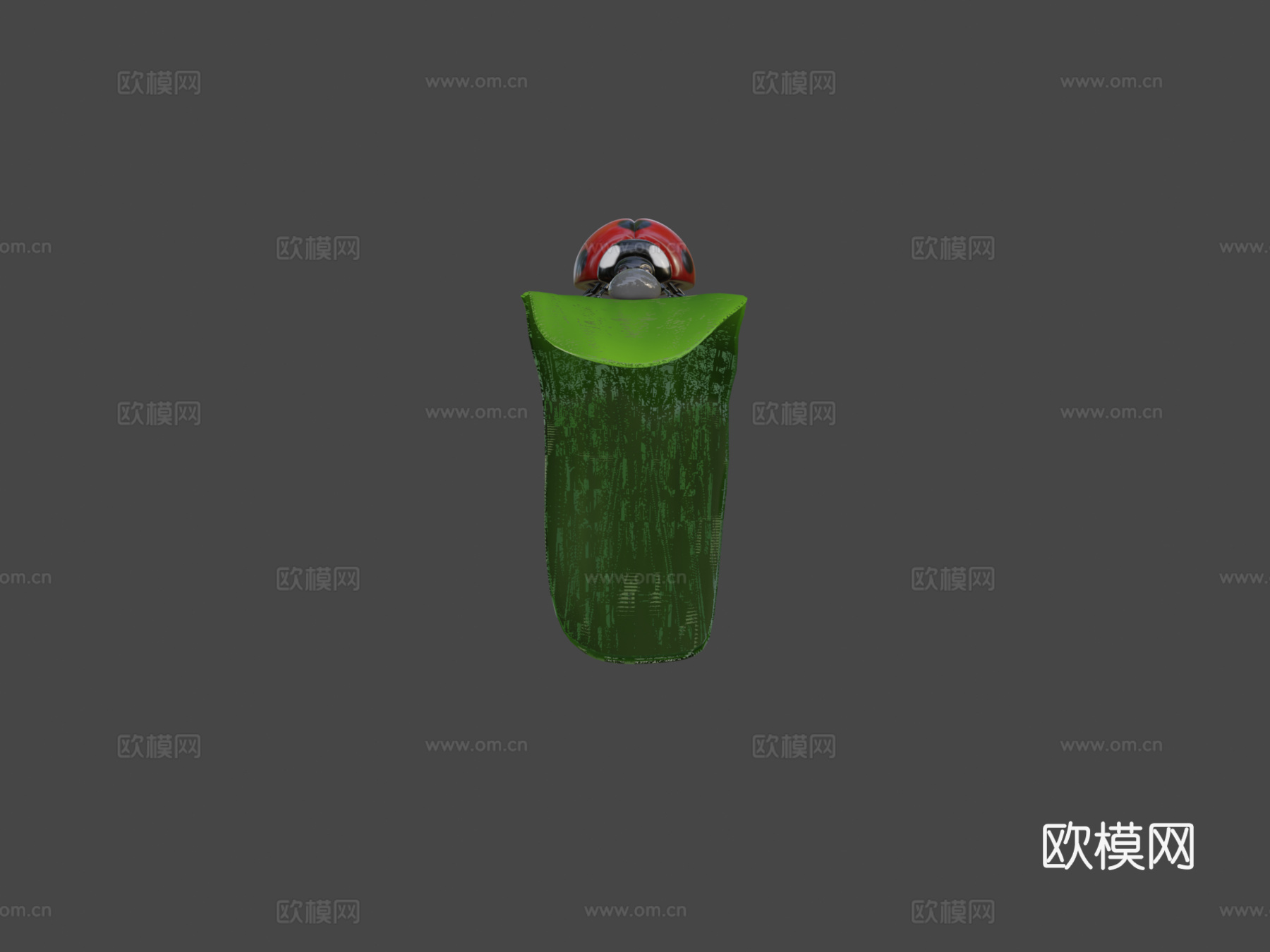 雕塑一月6极简主义微小3d模型下载（渲染图5）