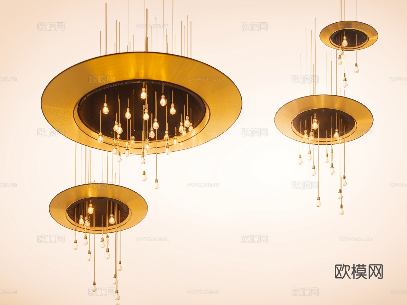 雕塑摆件家居灯具器材设备室外建筑小品su模型下载（渲染图1）