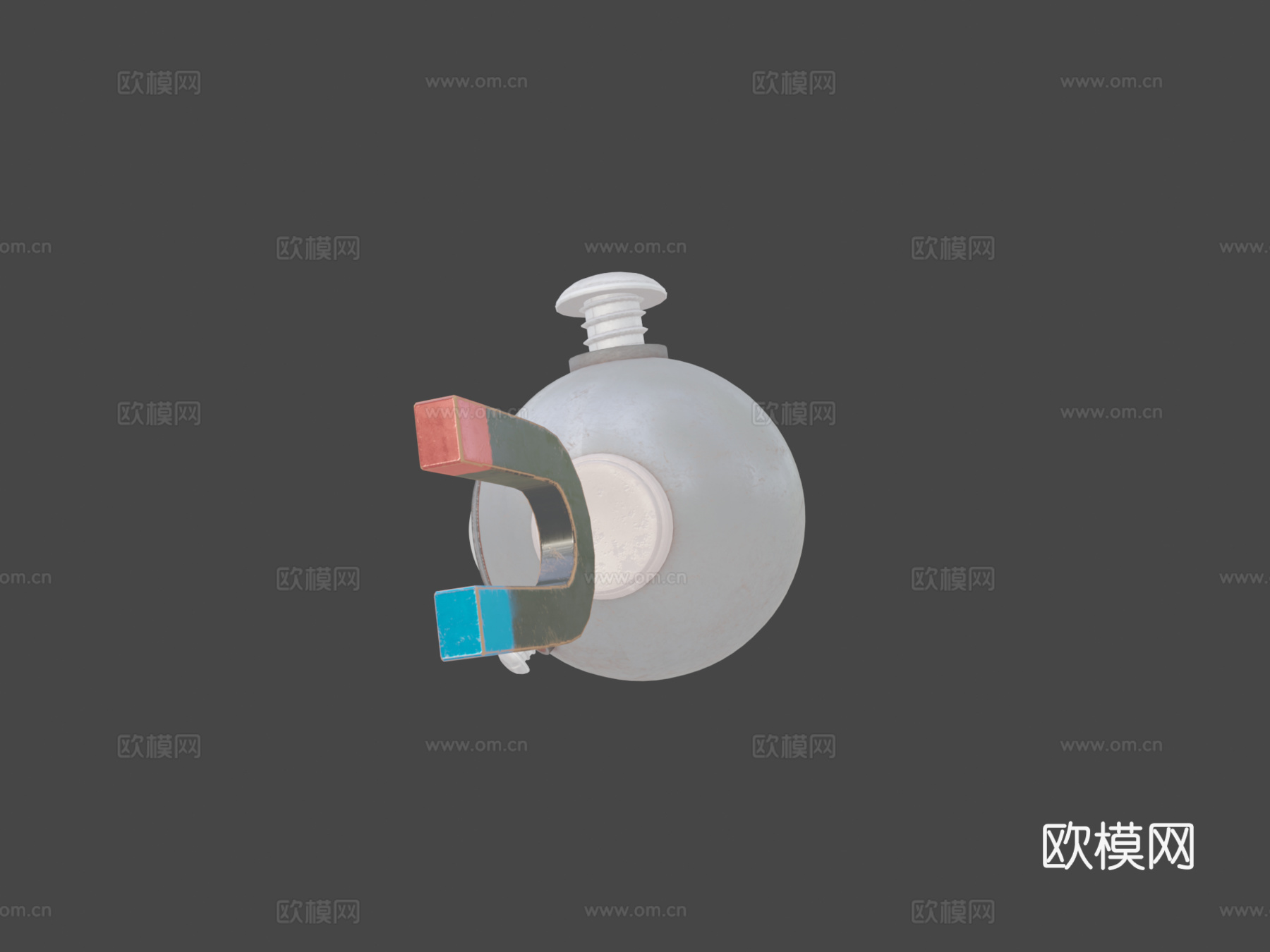 小磁怪3d模型下载（渲染图5）