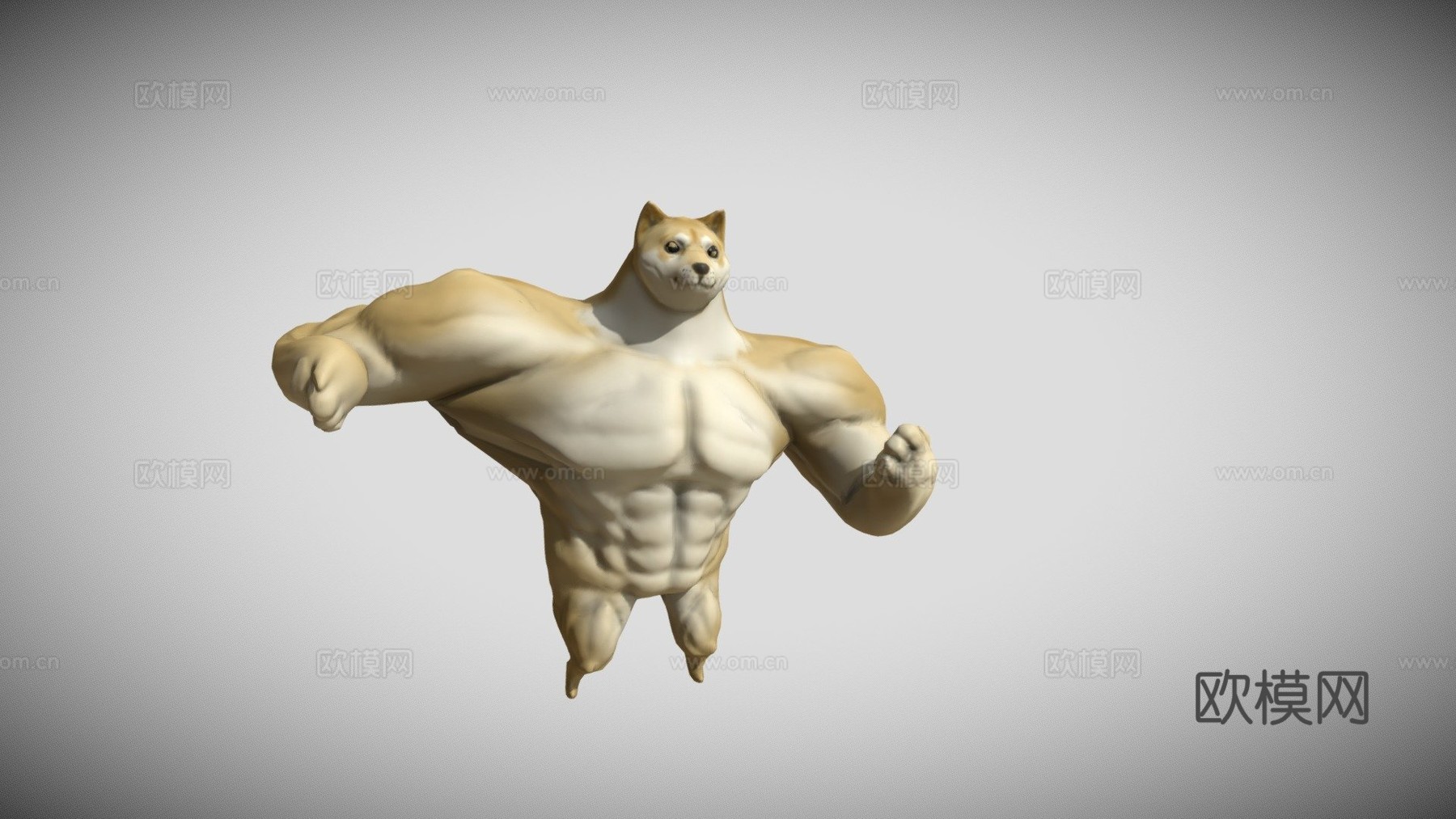 伦巴狗狗3d模型