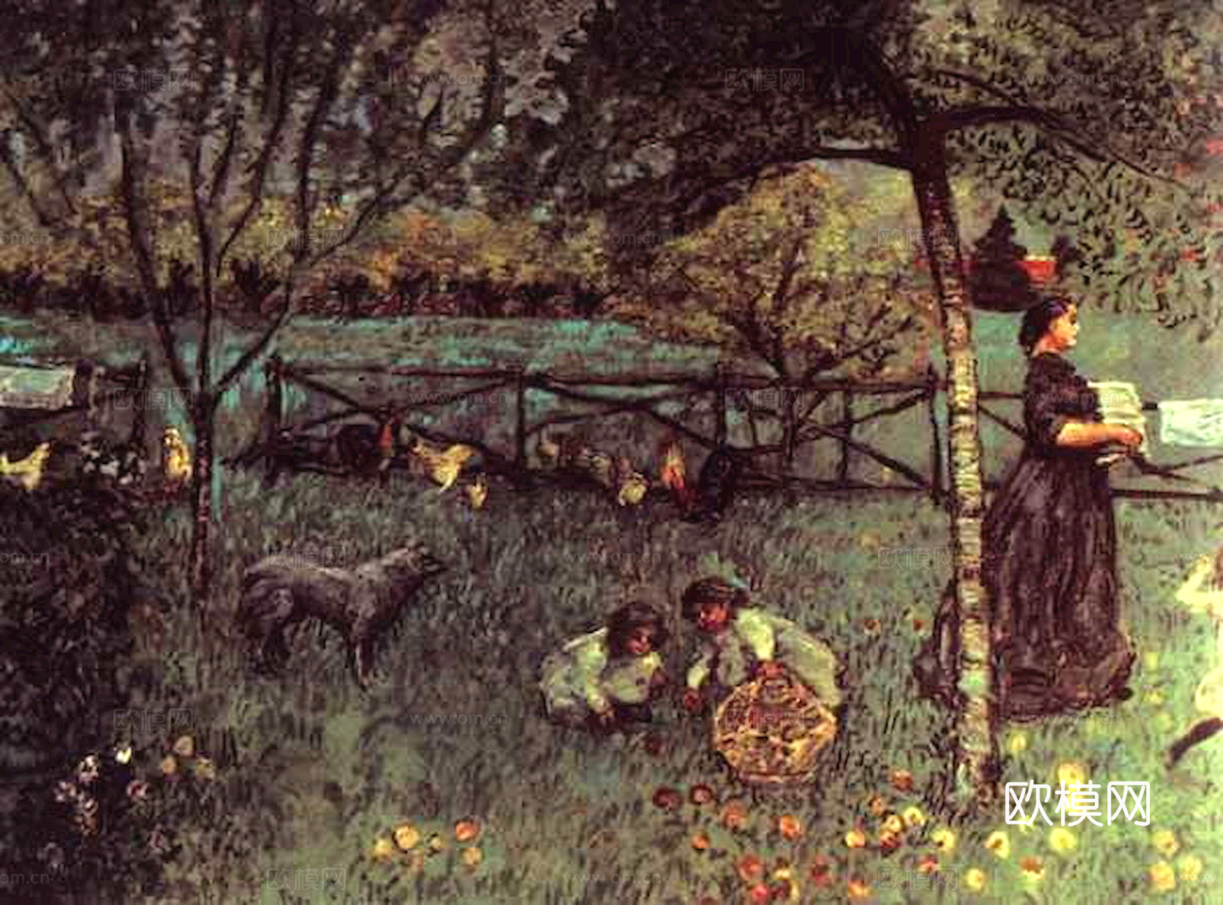 油画挂画抽象画艺术装饰画壁画水墨字画世界名画下载