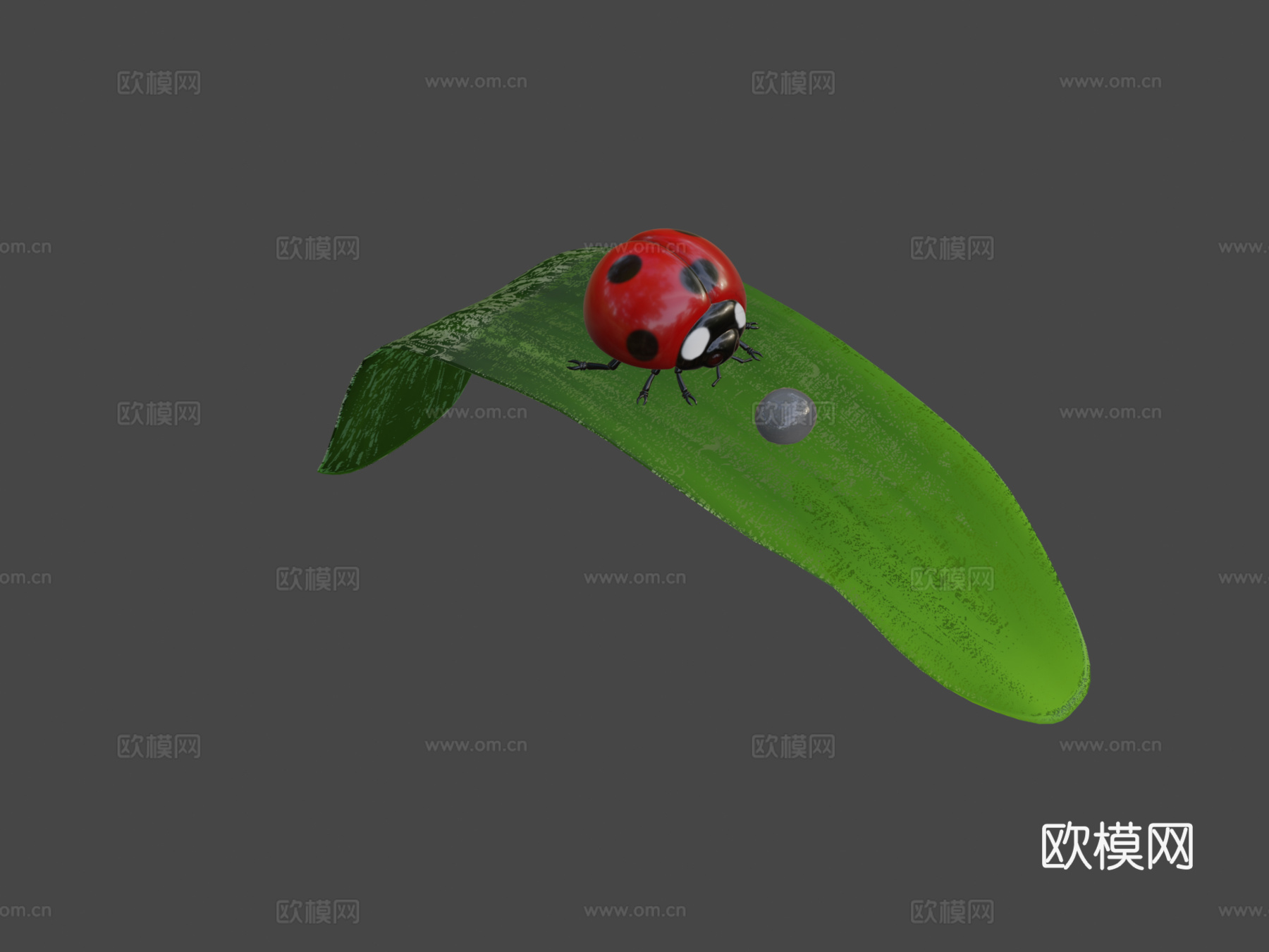 雕塑一月6极简主义微小3d模型下载（渲染图8）