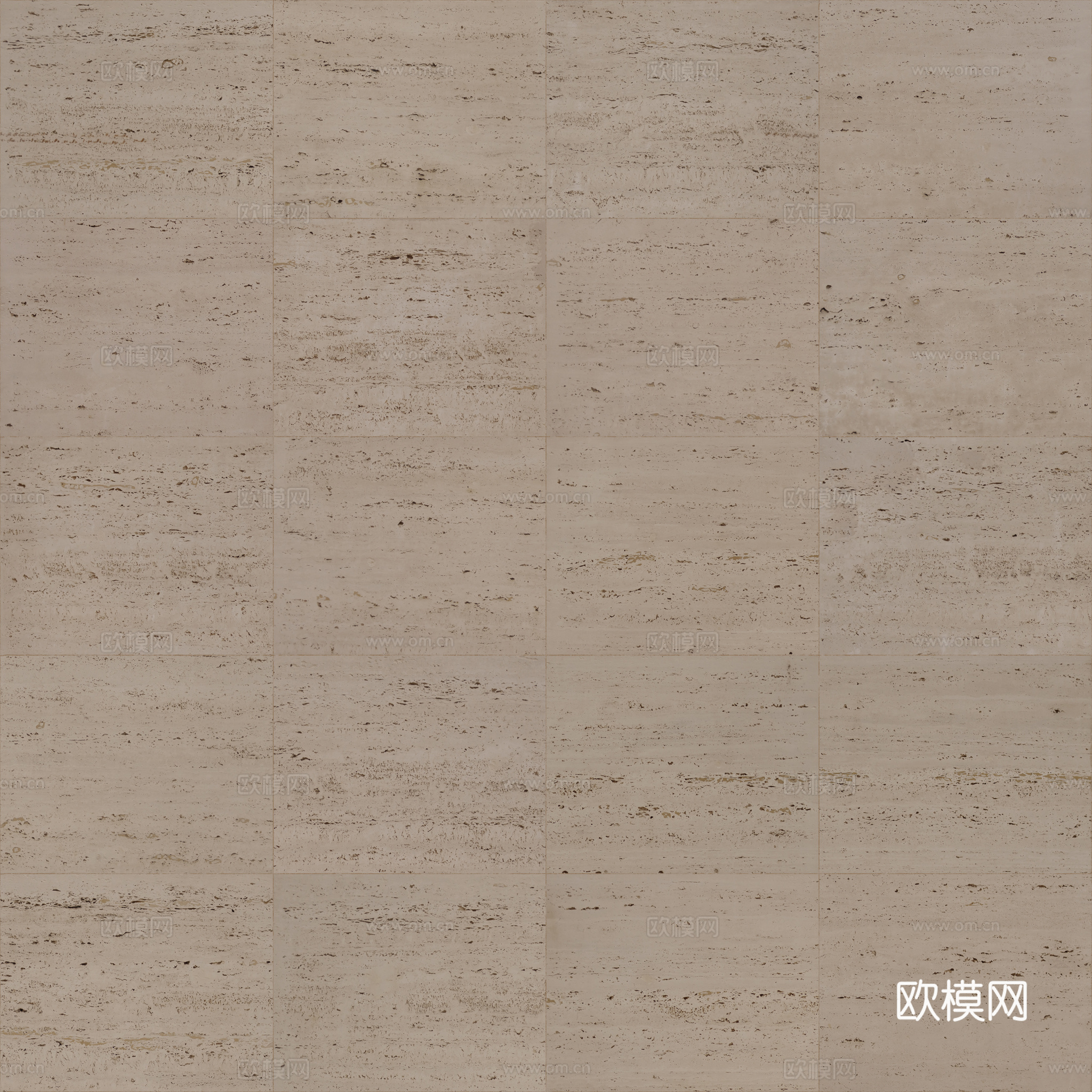 米色洞石瓷砖墙面纹理