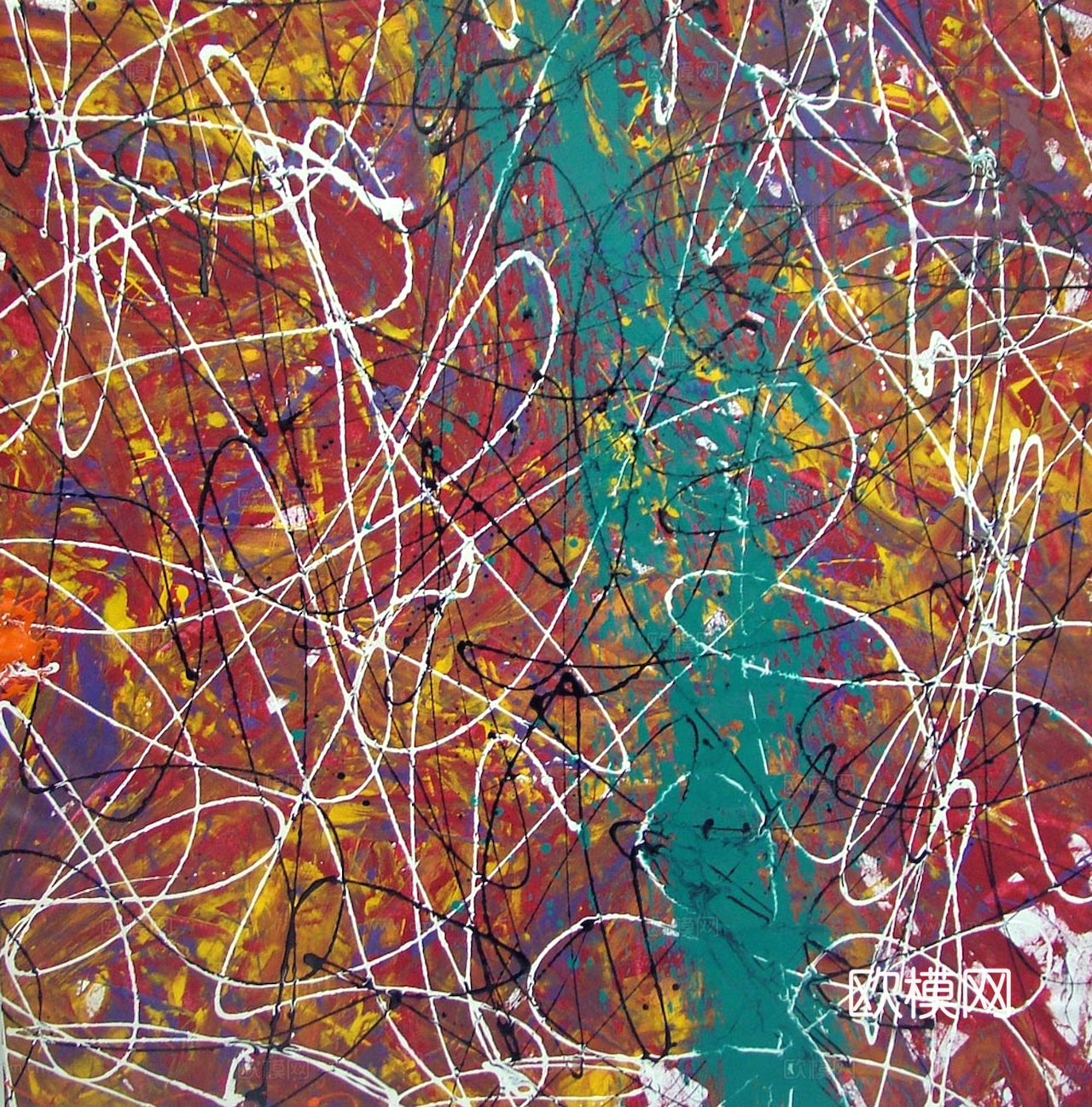 油画挂画抽象画艺术装饰画壁画水墨字画世界名画下载