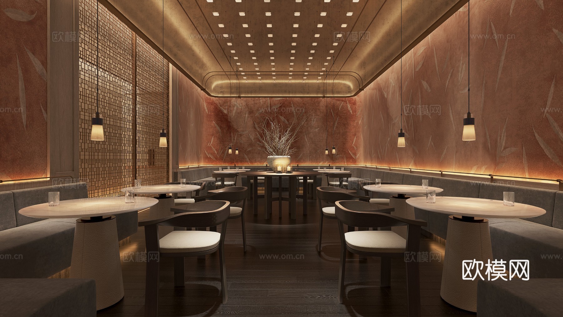 高档餐厅会所   最新全套施工图合集cad施工图