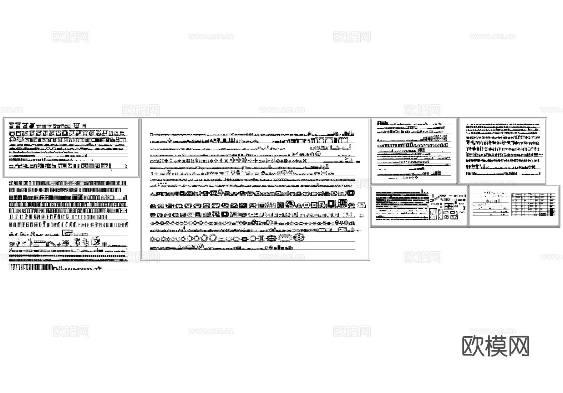 室内工装家装综合CAD图库cad施工图