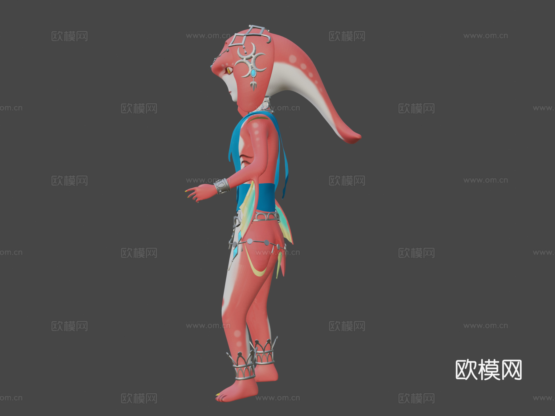 米法3d模型下载（渲染图7）