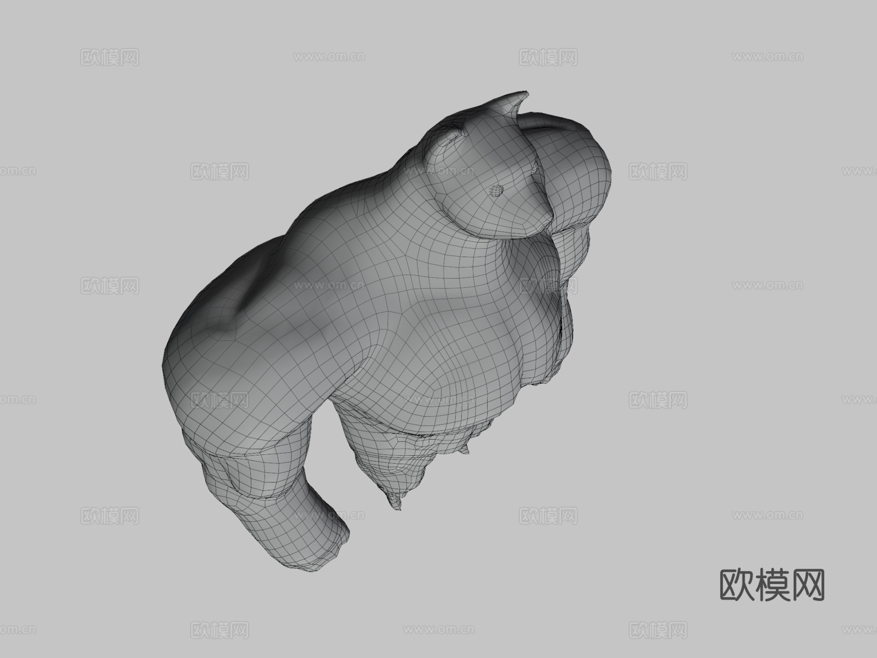 伦巴狗狗3d模型