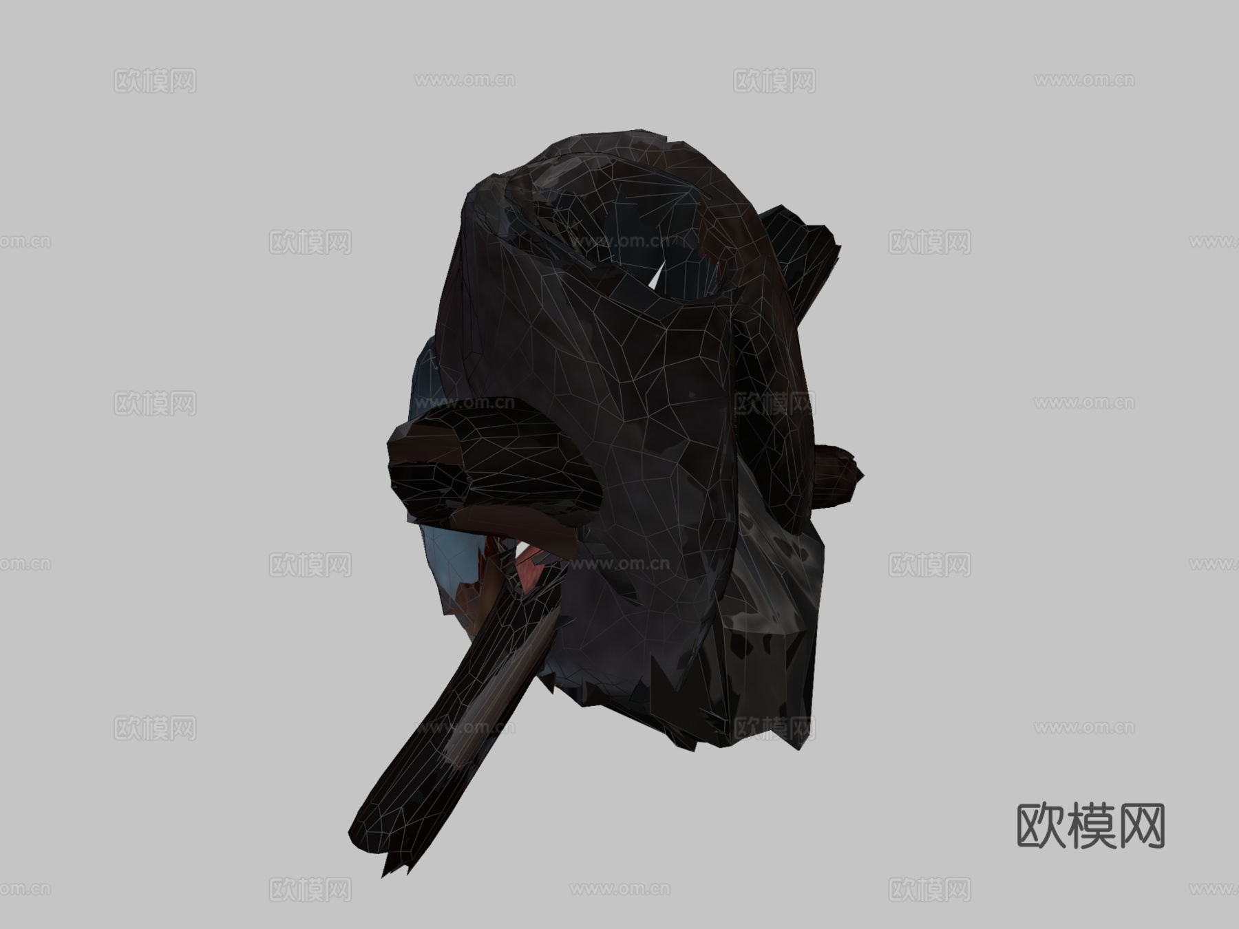 动物园病态企鹅3d模型下载（渲染图2）