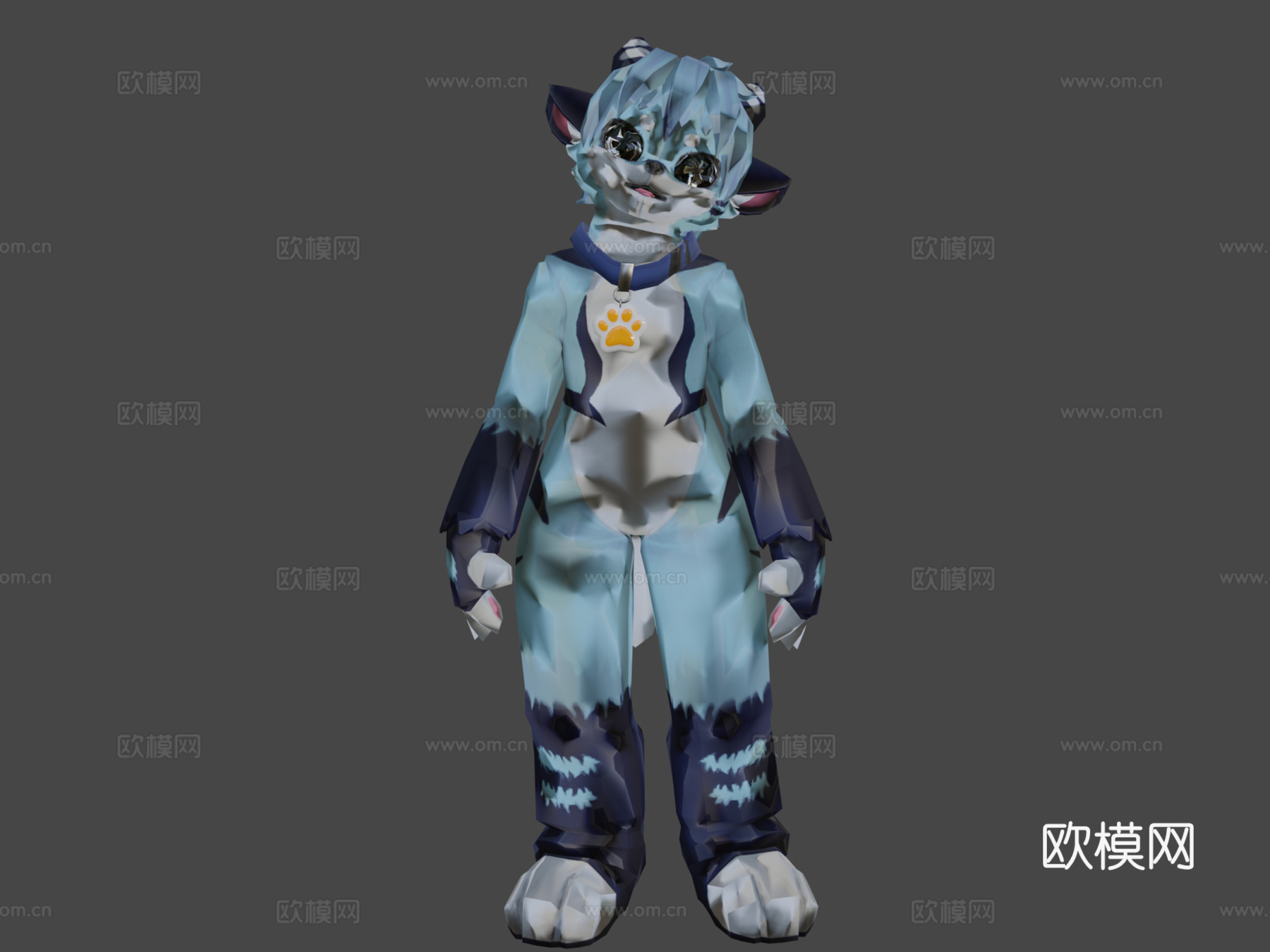 鲁芬服装3d模型