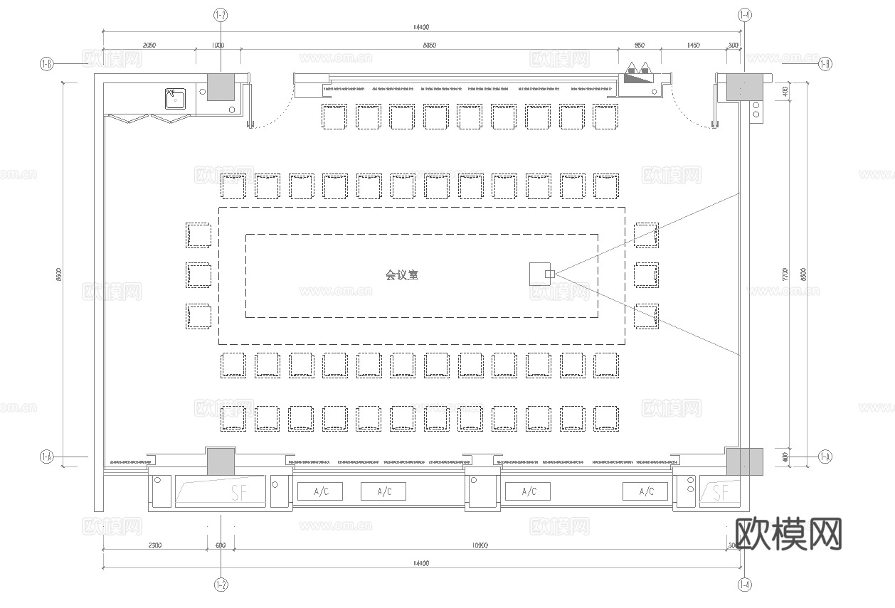 报告厅 会议室 贵宾接待室  最新全套施工图合集cad施工图
