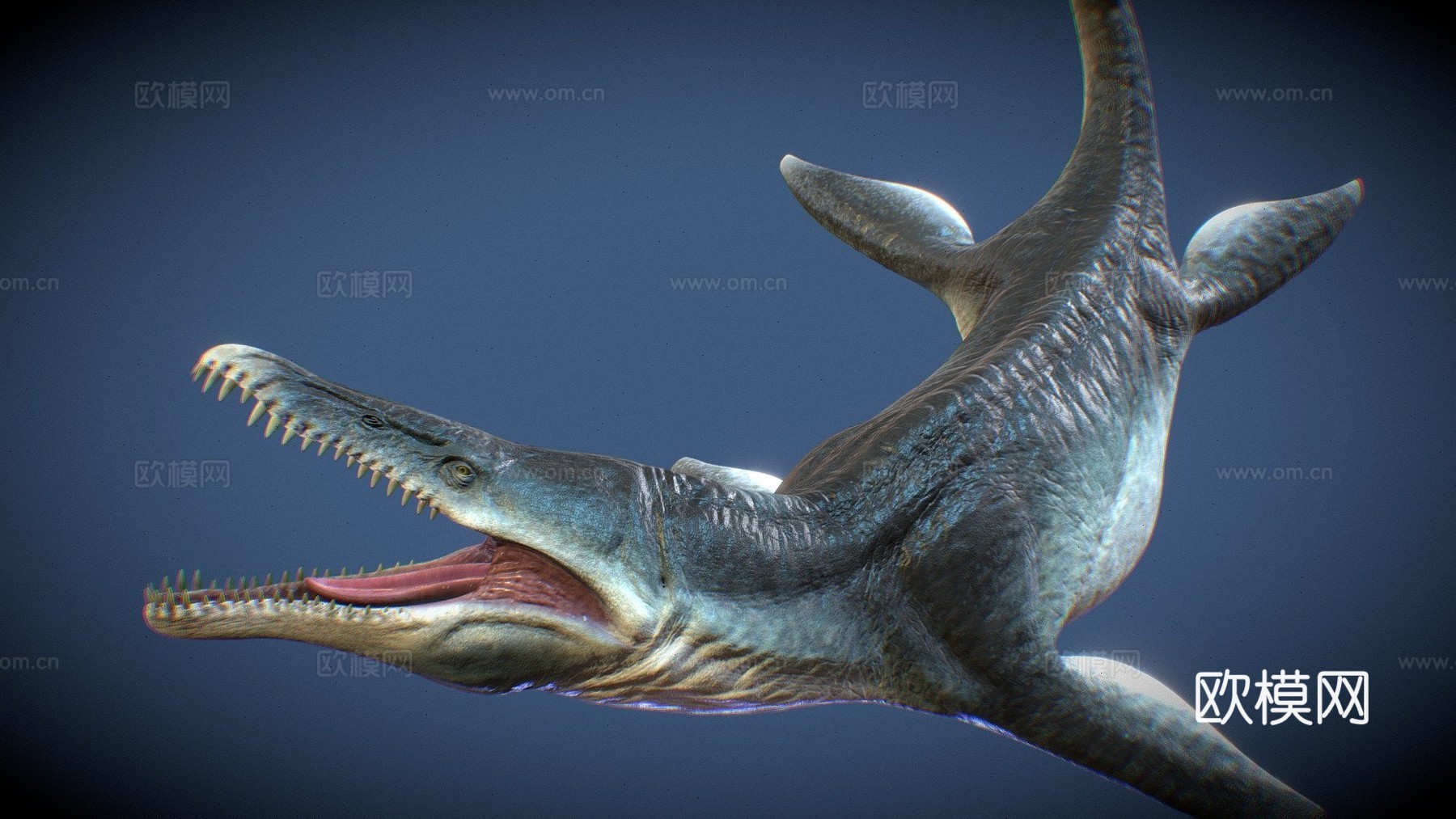 克柔龙3d模型下载（渲染图1）