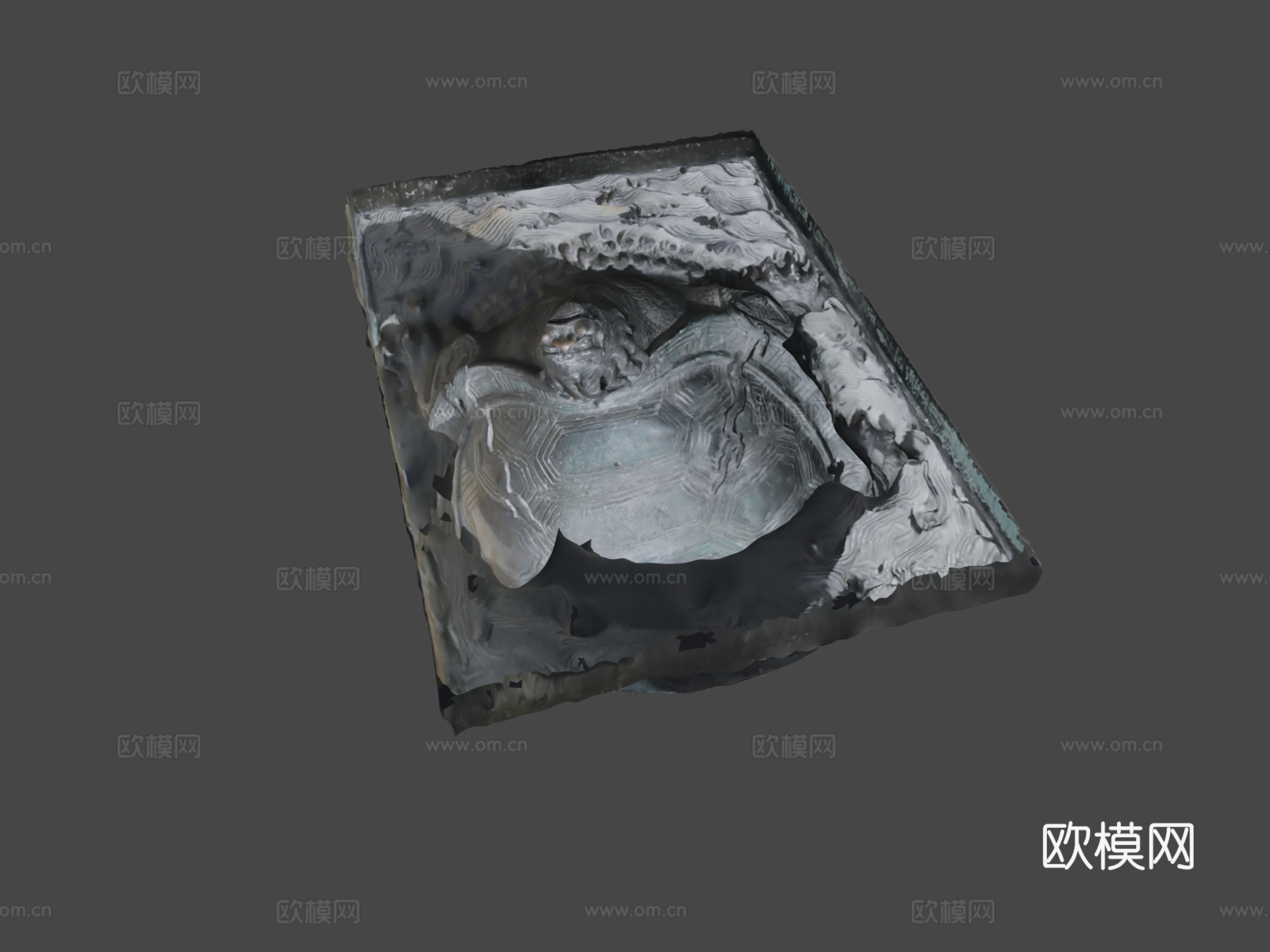 龙龟3d模型下载（渲染图8）