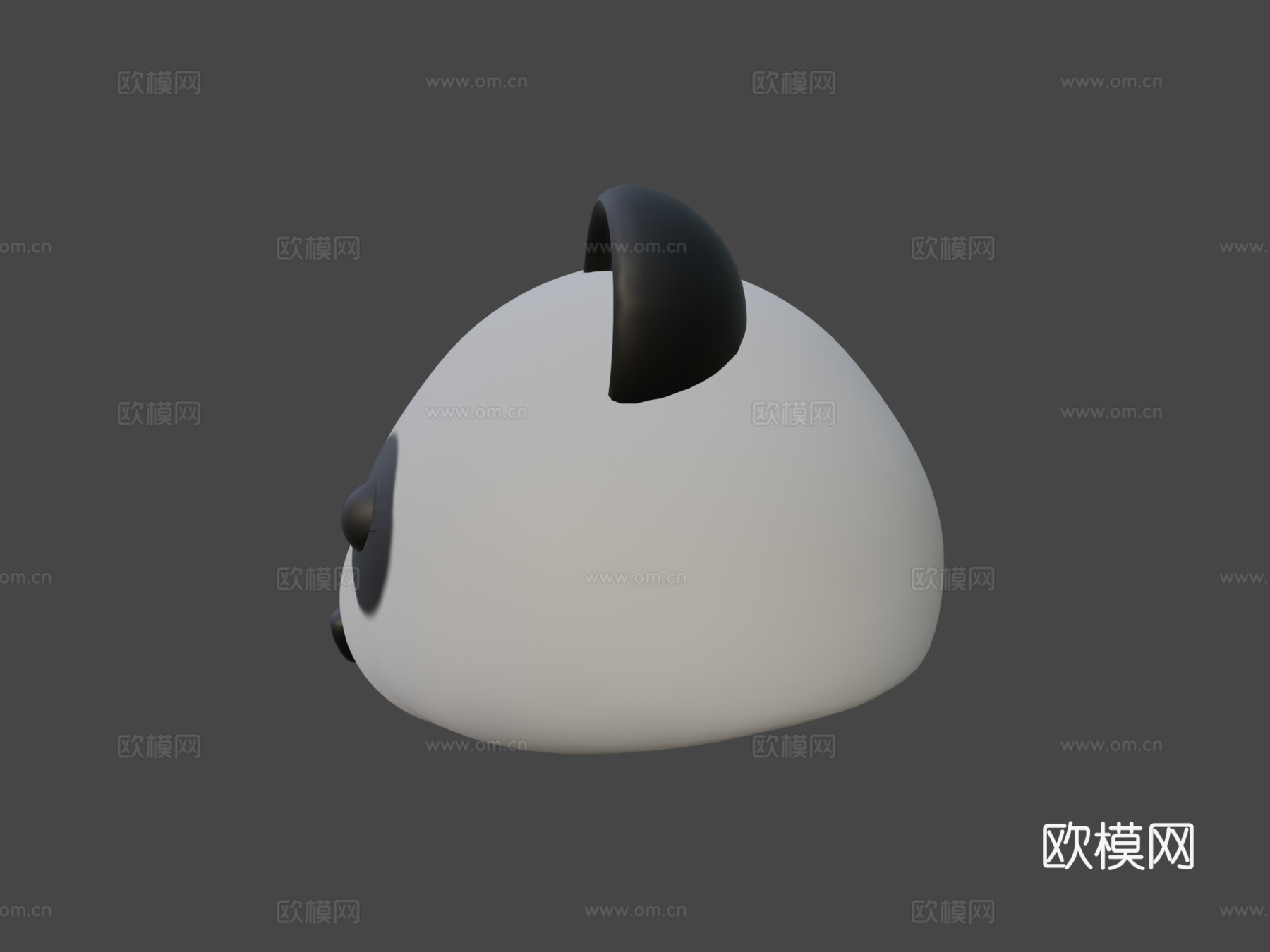 表情熊猫3d模型下载（渲染图8）