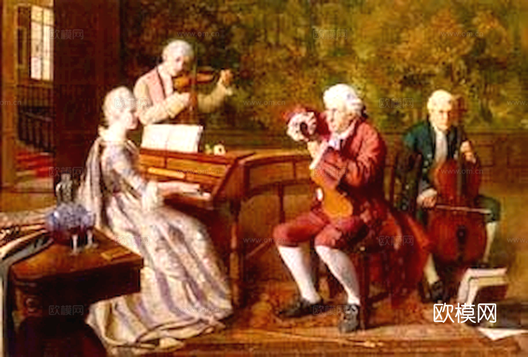 油画挂画抽象画艺术装饰画壁画水墨字画世界名画下载