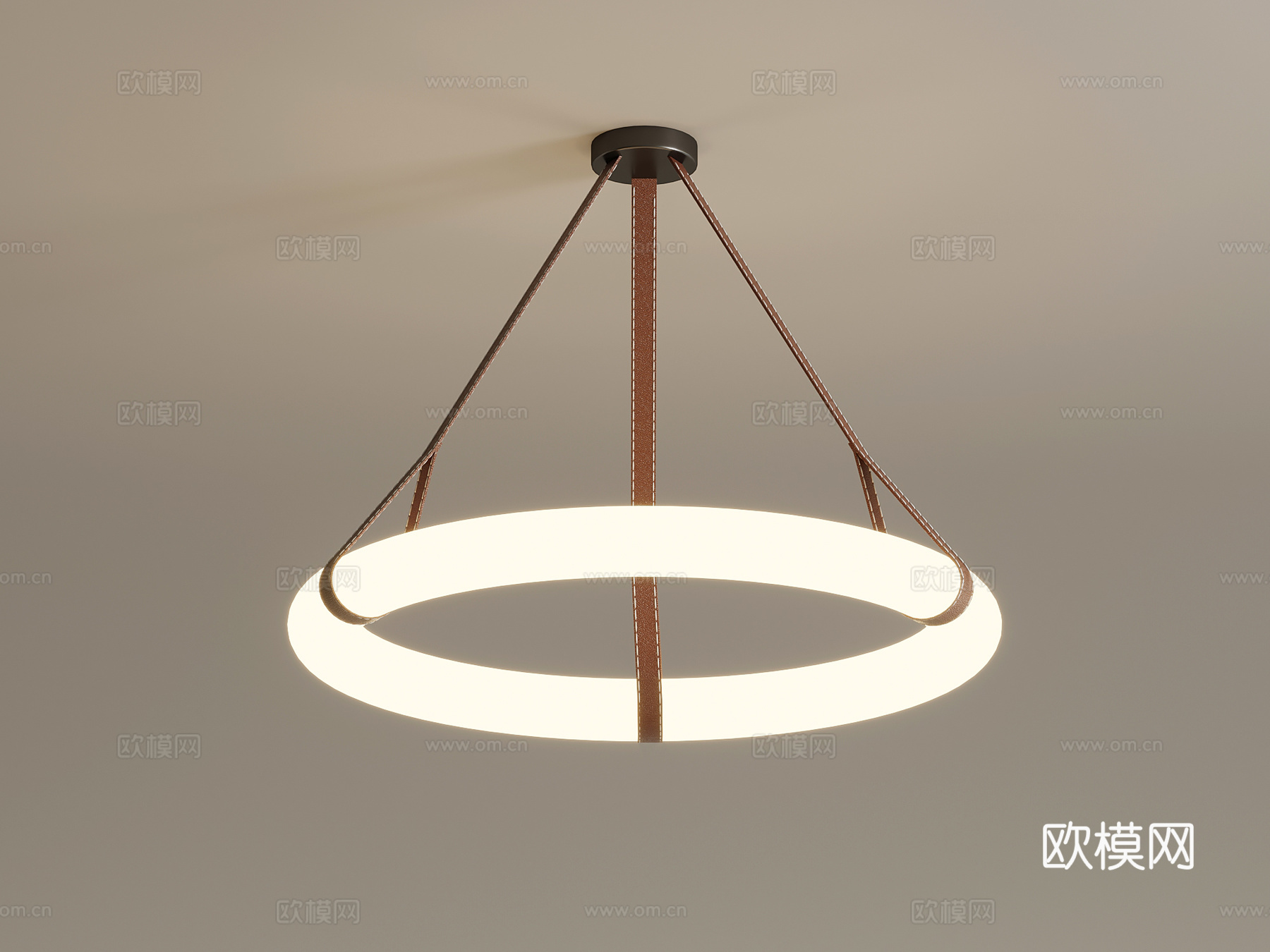 现代意式吊灯 客厅吊灯3d模型