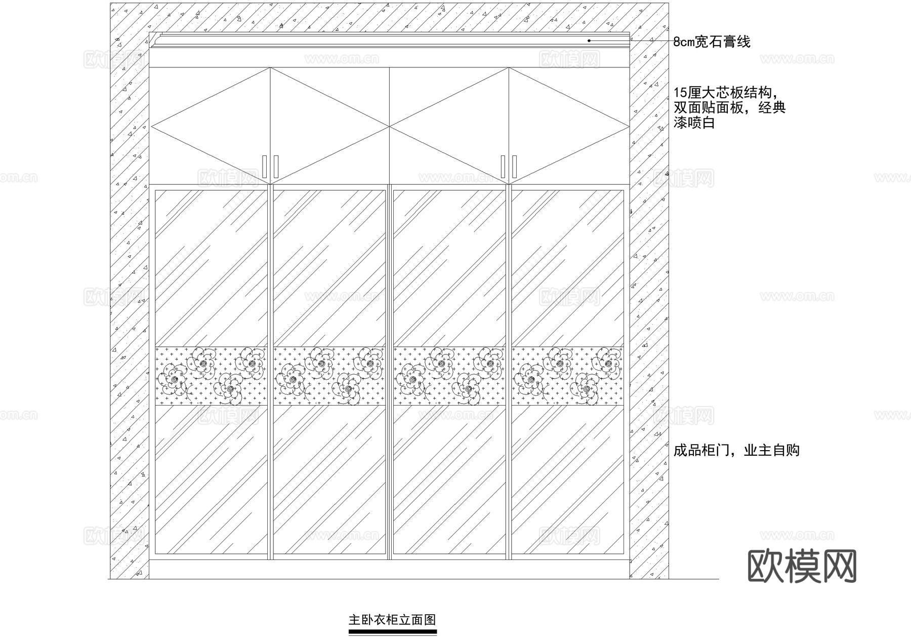 衣柜 鞋柜 书架 CAD施工图cad施工图