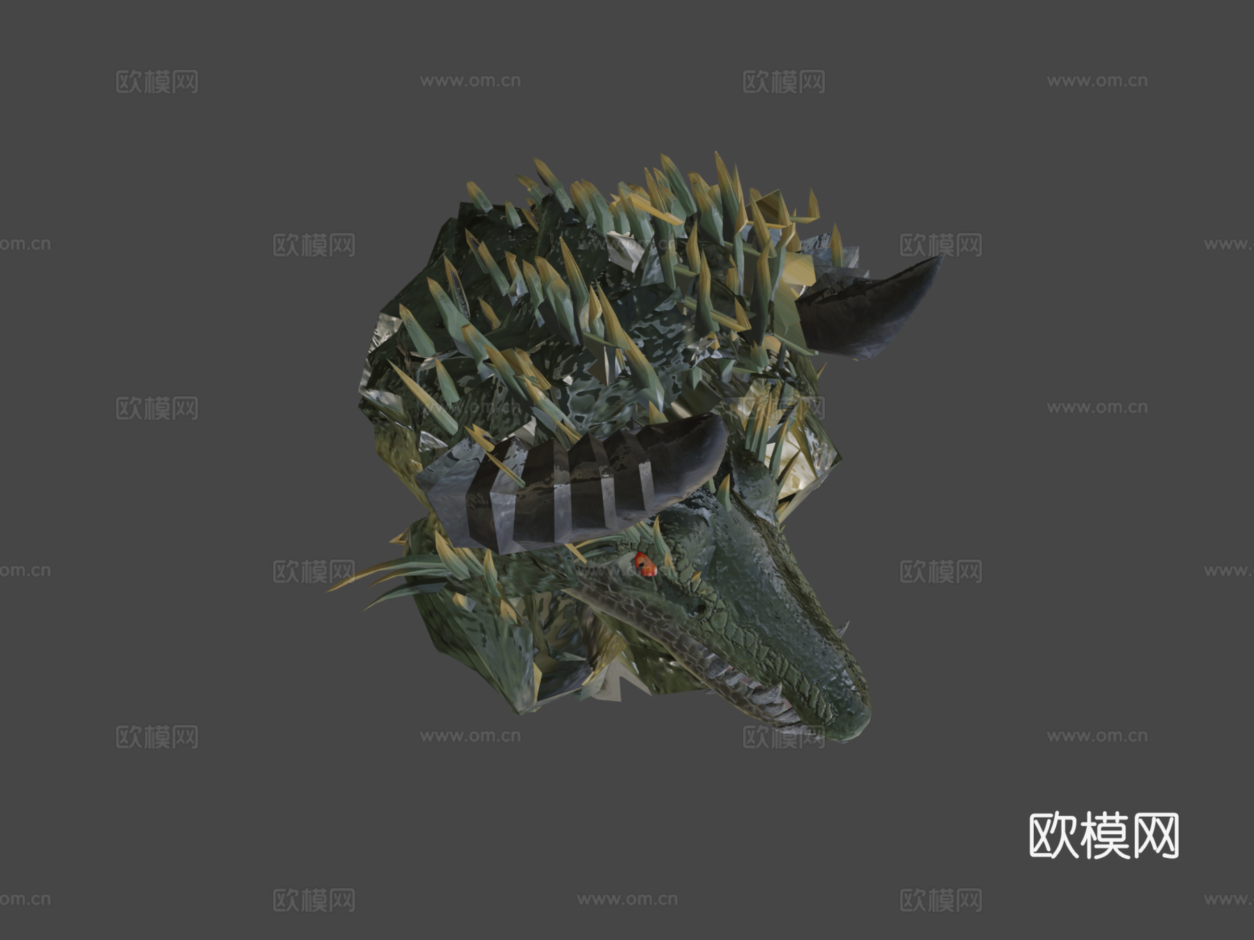 大森林龙3d模型下载（渲染图5）