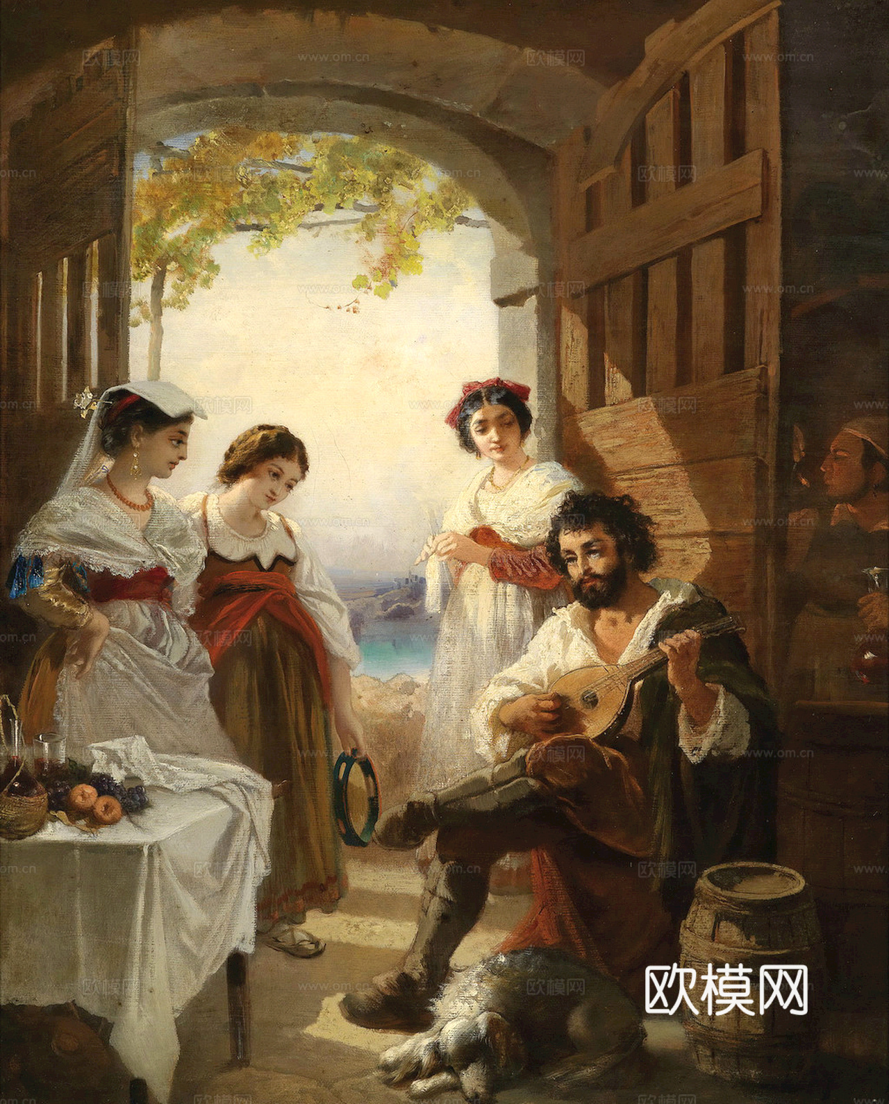 油画挂画抽象画艺术装饰画壁画水墨字画世界名画下载