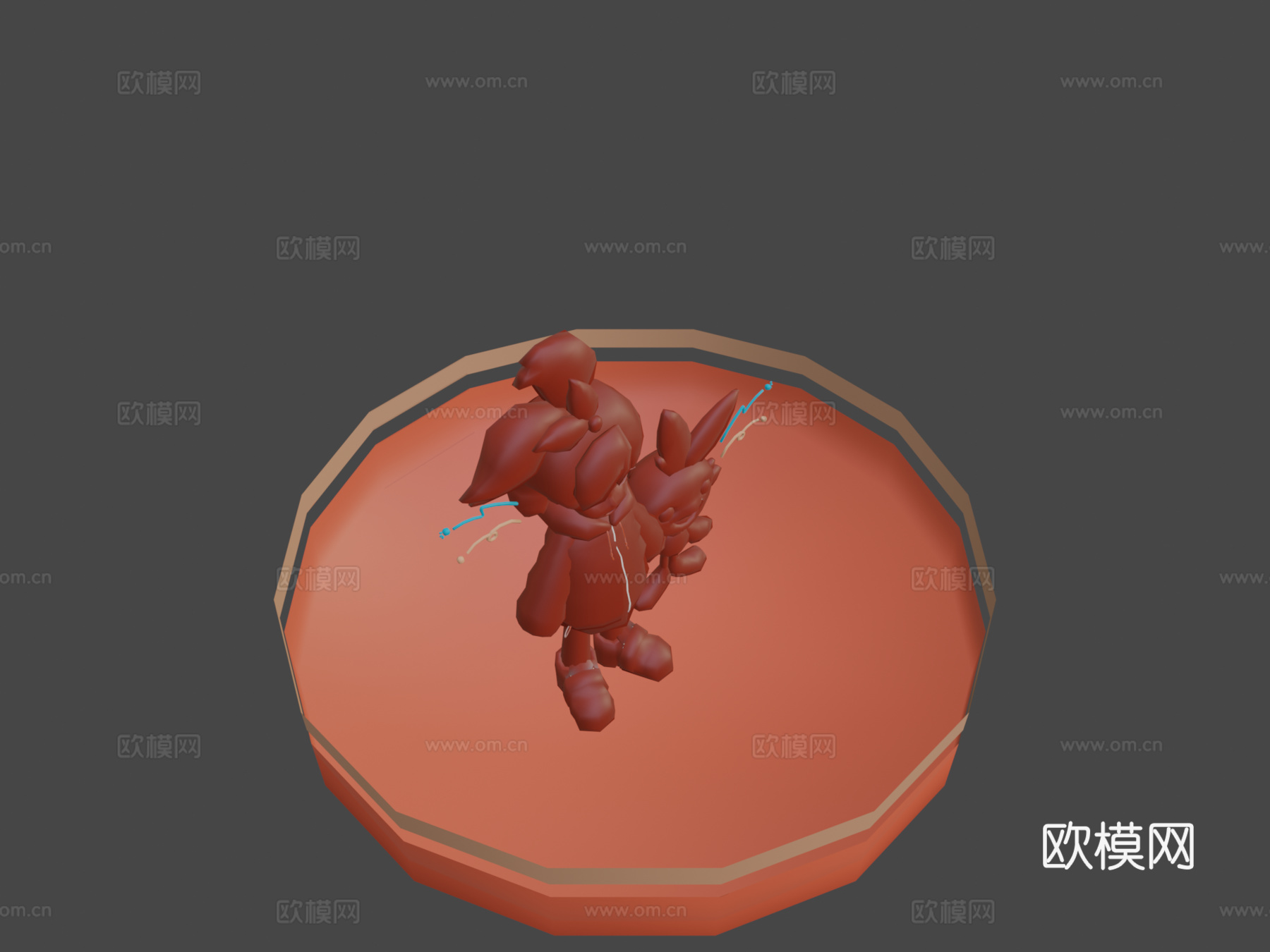 炎兔儿宝可梦剑盾3d模型下载（渲染图5）