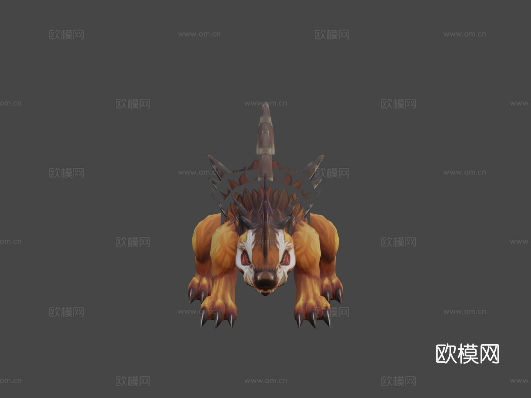 松鼠怪物3d模型