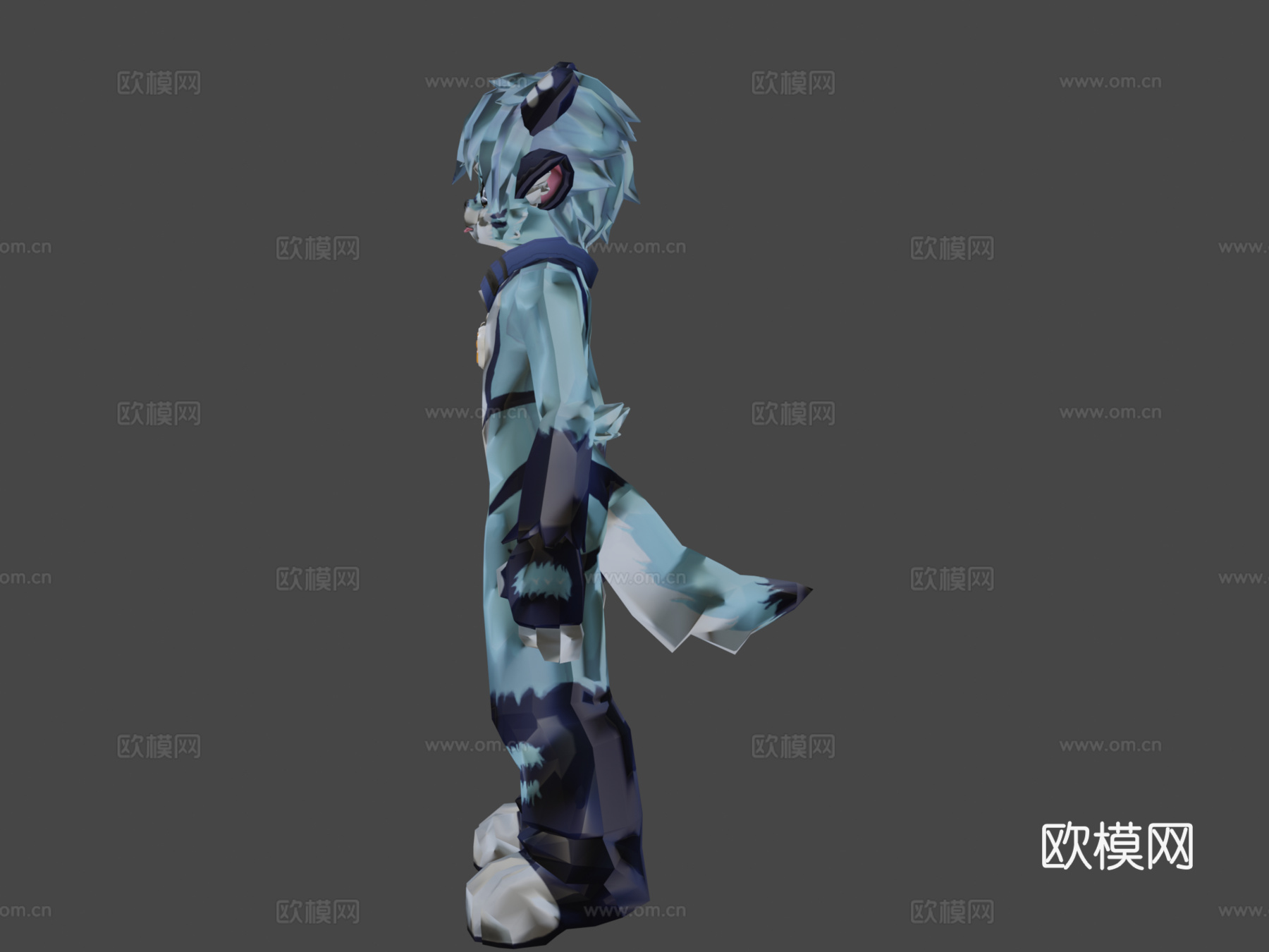 鲁芬服装3d模型