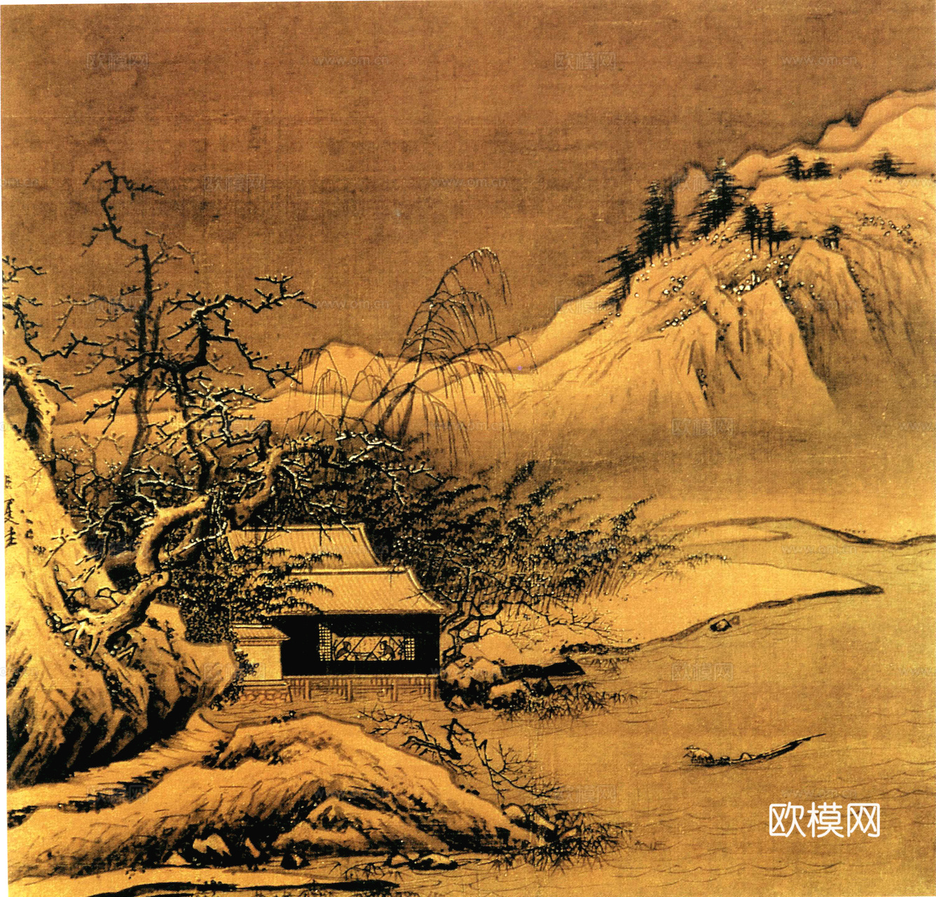 油画挂画抽象画艺术装饰画壁画水墨字画世界名画下载