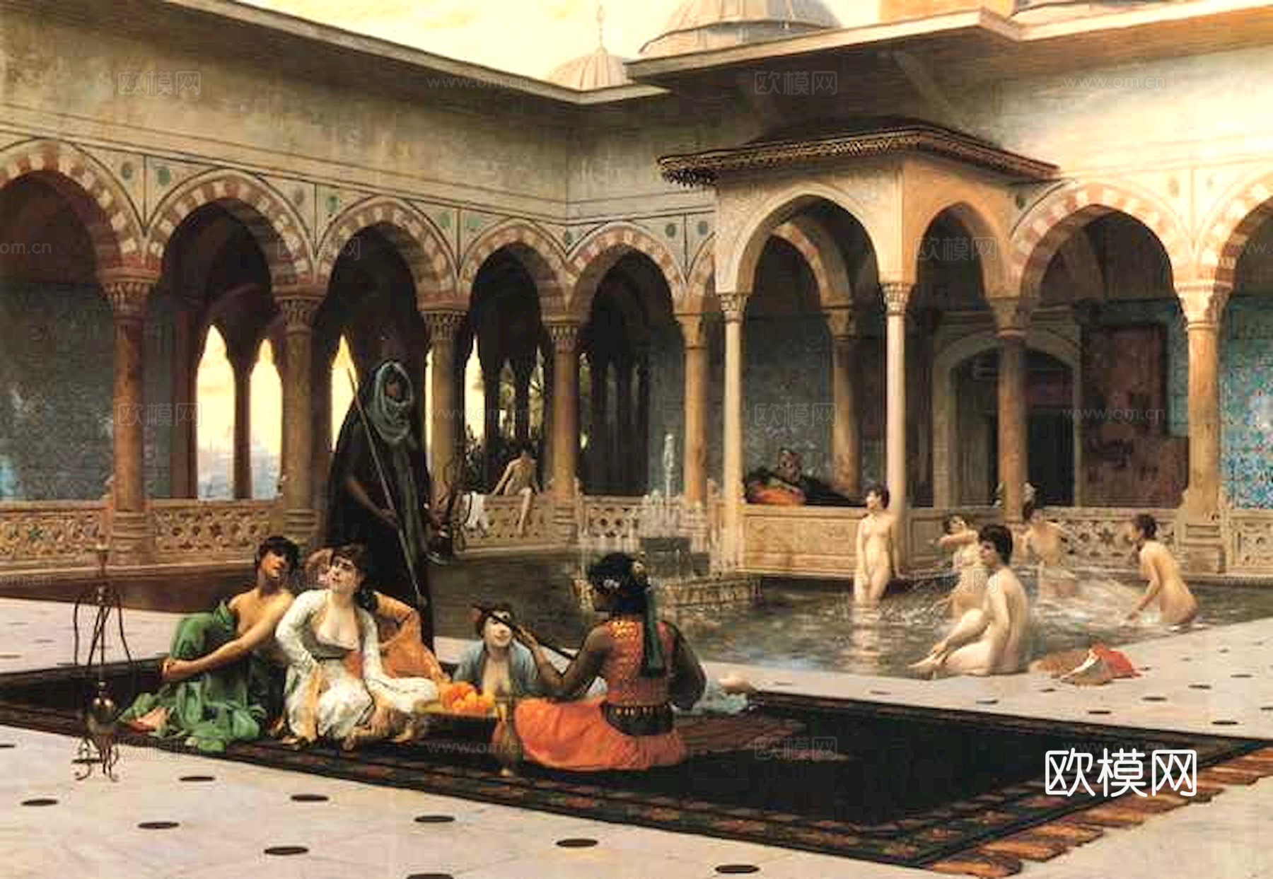 油画挂画抽象画艺术装饰画壁画水墨字画世界名画下载