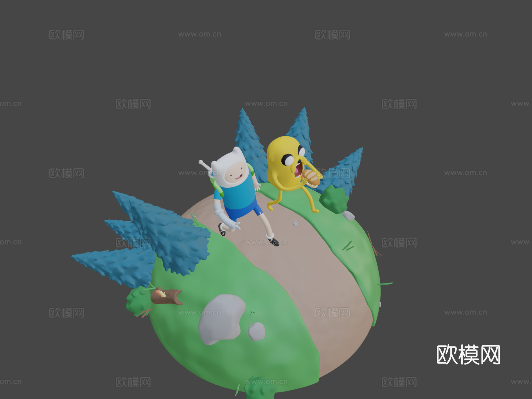 探险活宝立体3d模型下载（渲染图8）