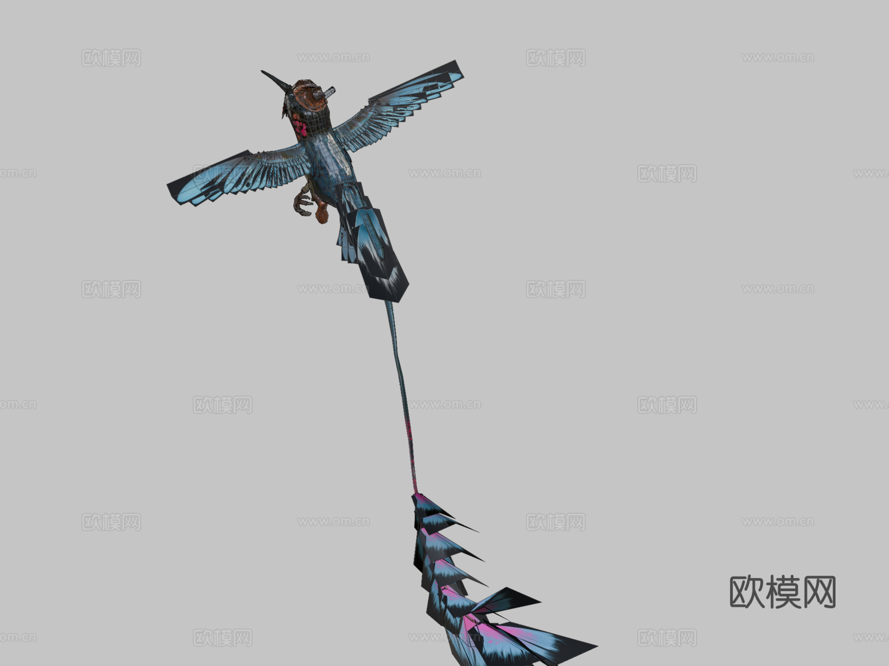 芬吉尔3d模型下载（渲染图2）