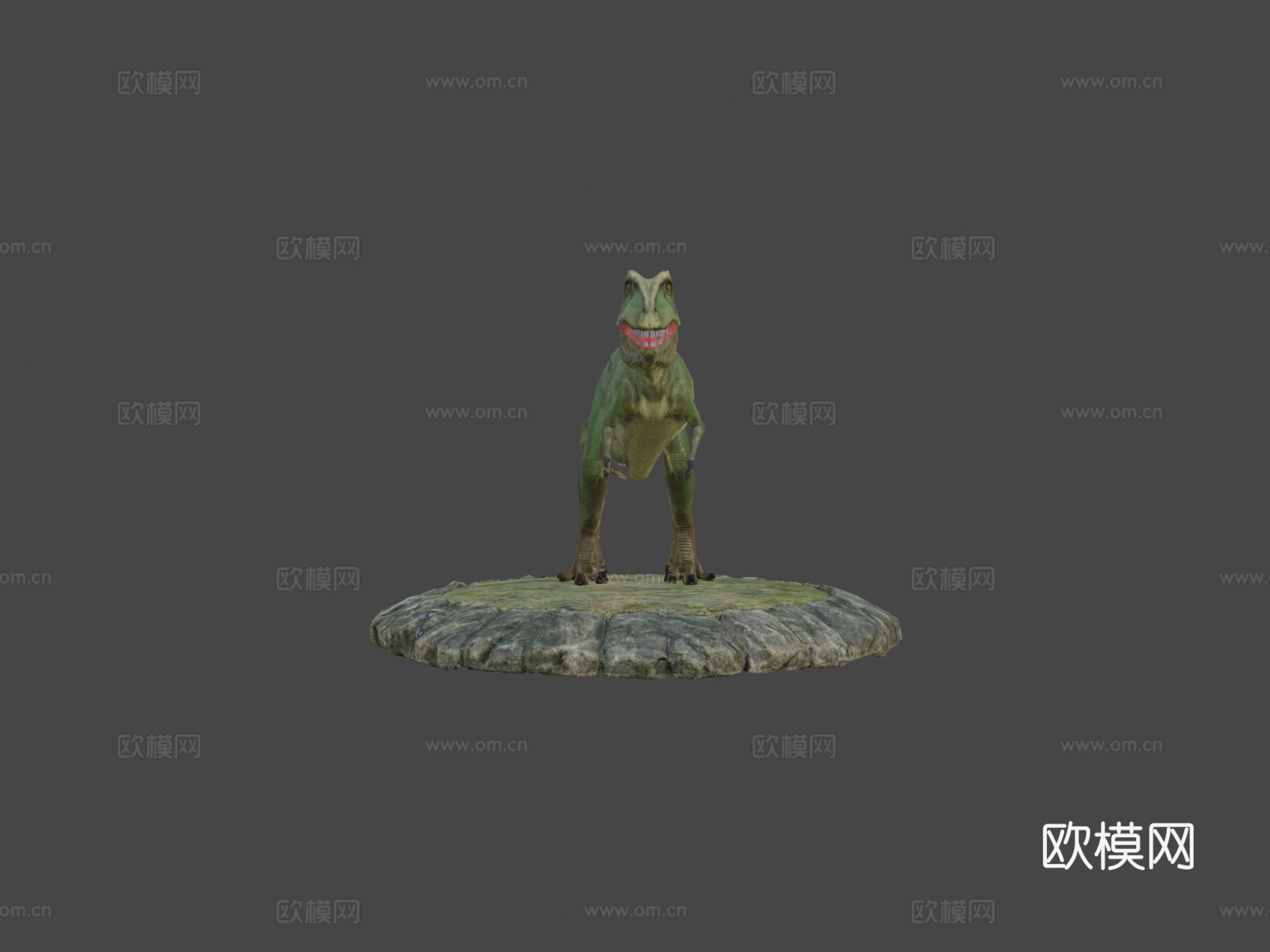 南方巨兽龙3d模型下载（渲染图5）