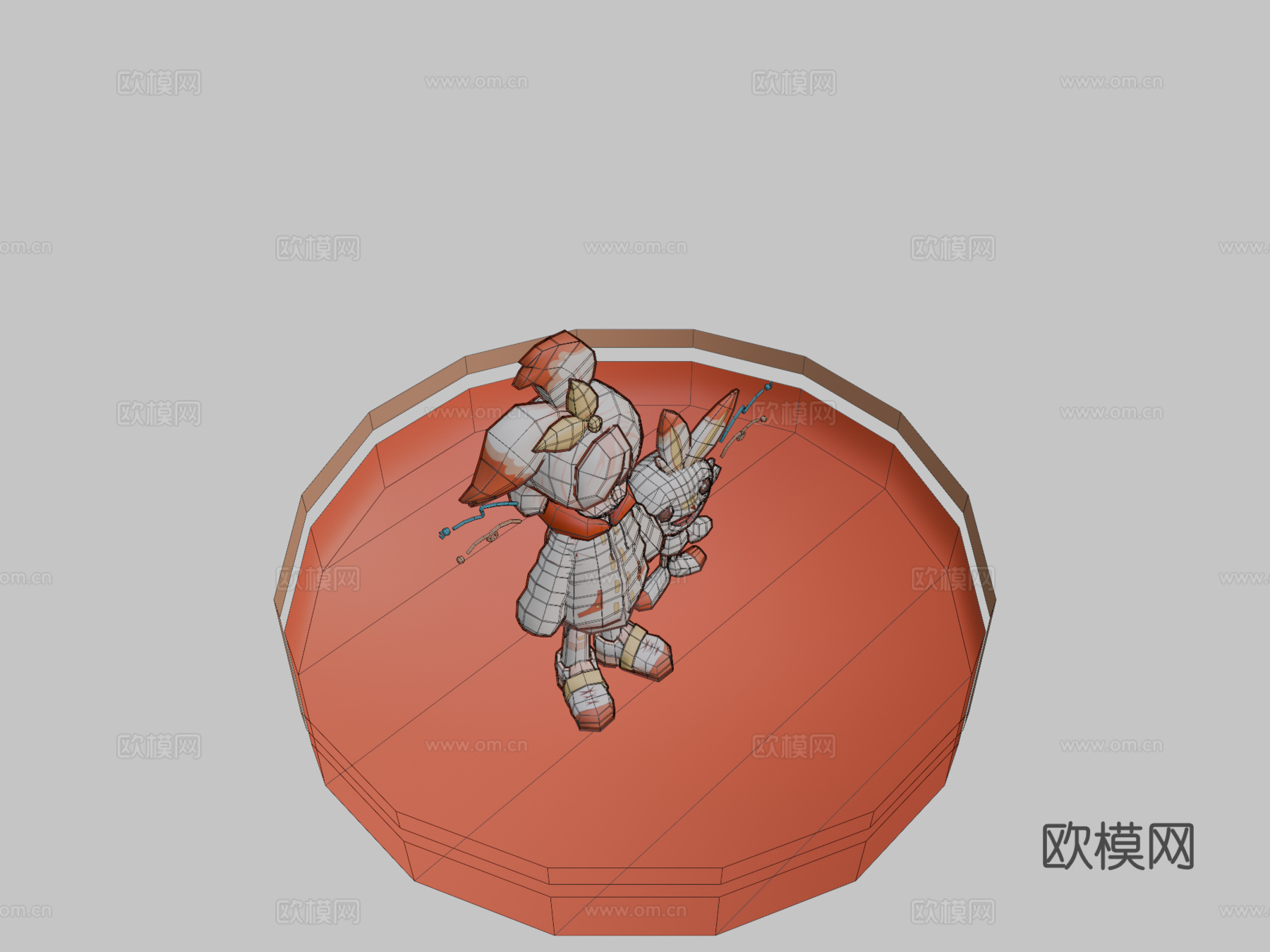 炎兔儿宝可梦剑盾3d模型下载（渲染图2）