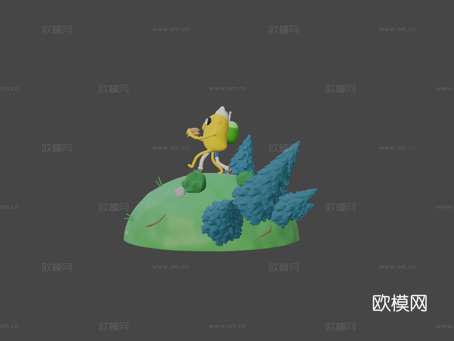 探险活宝立体3d模型下载（渲染图5）