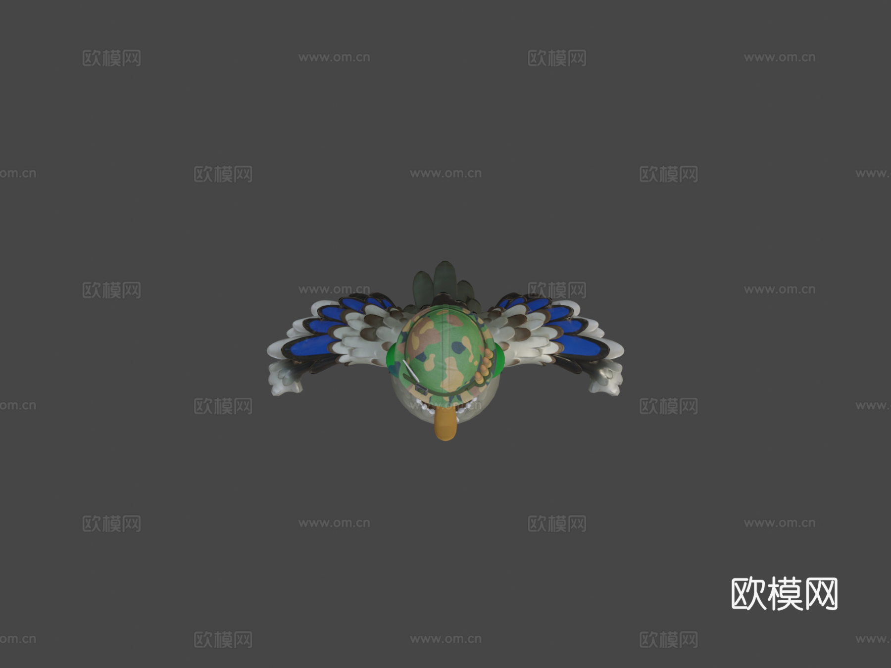 堡垒之夜德雷克中士3d模型