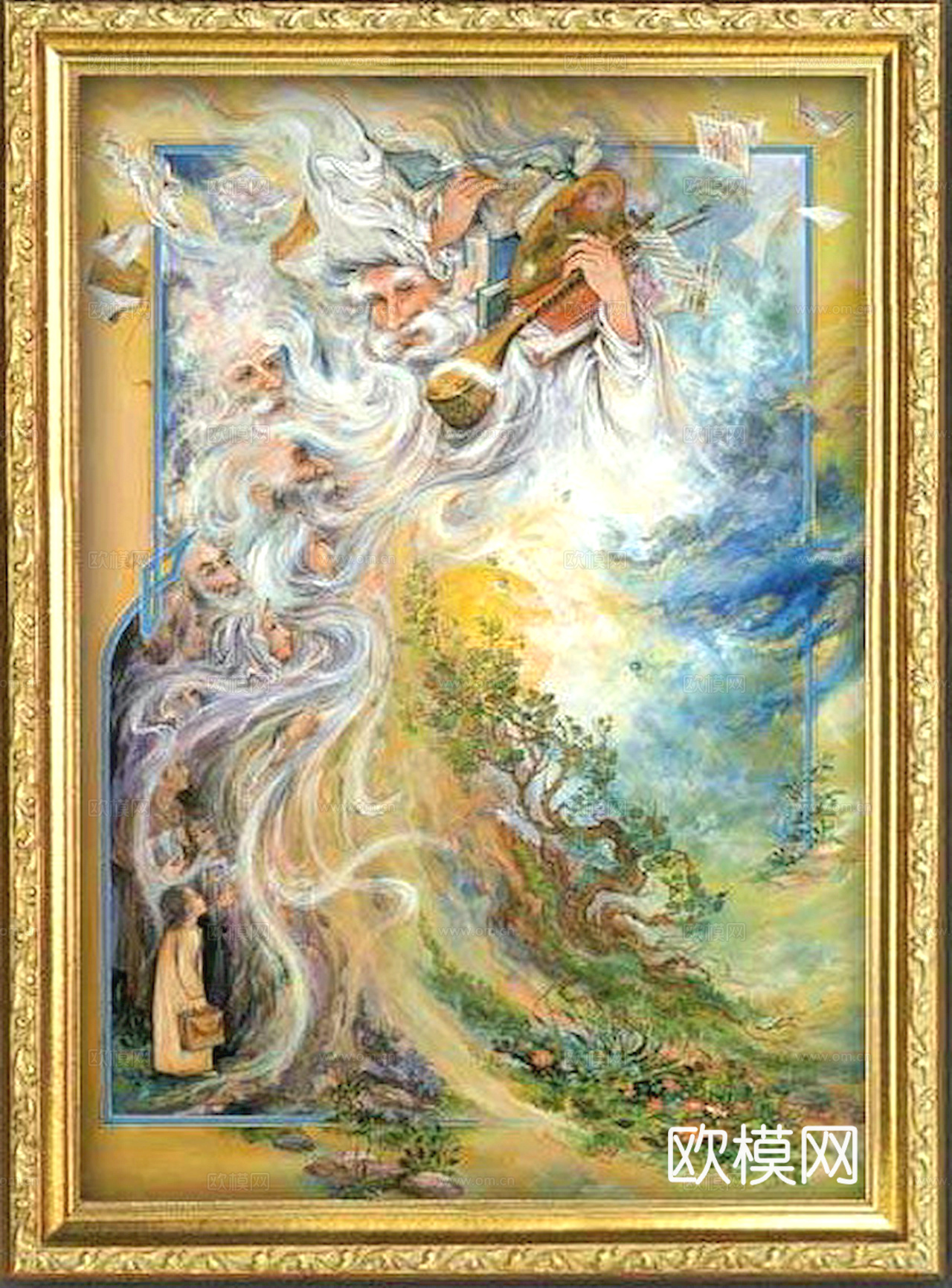 油画挂画抽象画艺术装饰画壁画水墨字画世界名画下载