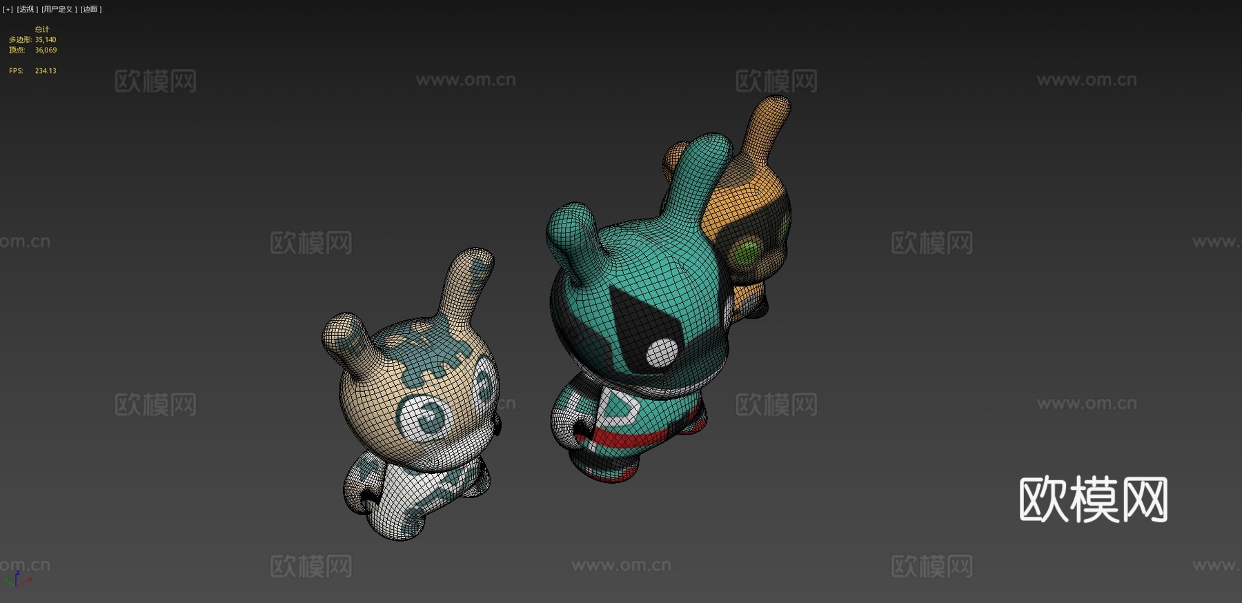 杰拉德科伦坦邓尼3d模型