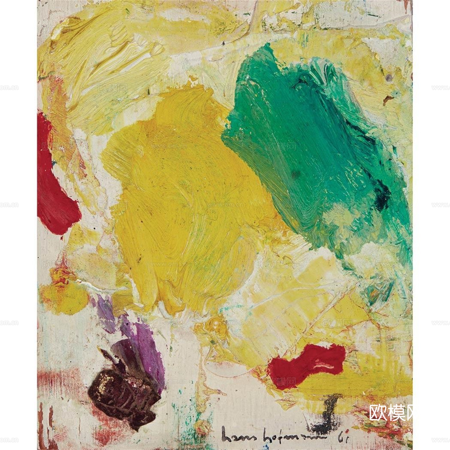 霍夫曼抽象绘画,现代世界名画122下载