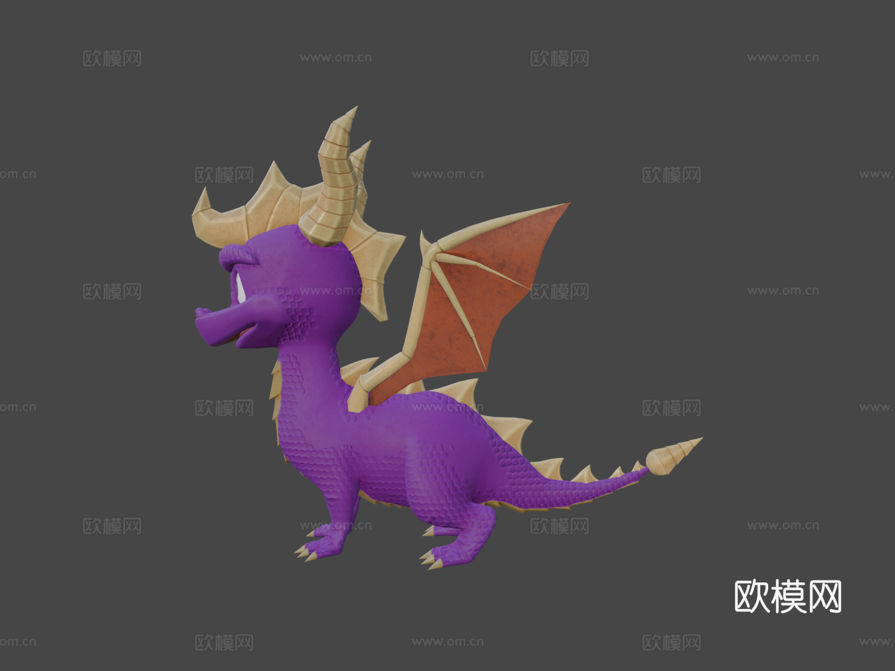斯派罗最终龙王3d模型下载（渲染图8）