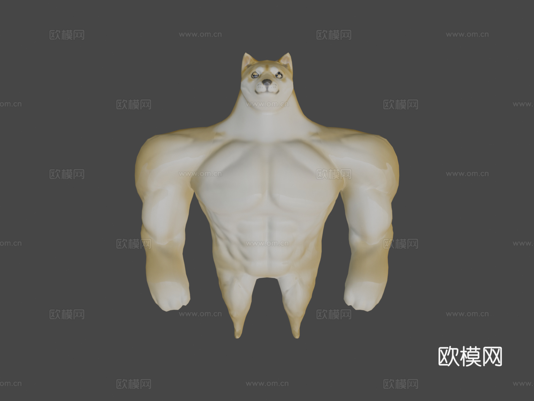 伦巴狗狗3d模型