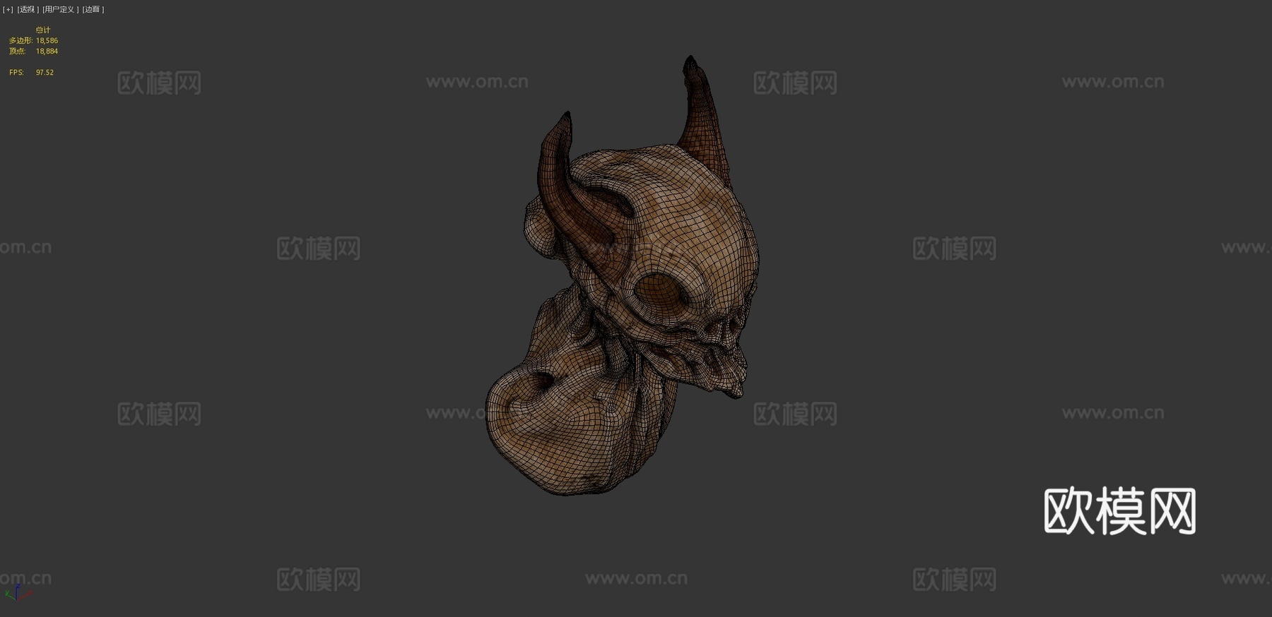 骨寒犬3d模型下载（渲染图4）