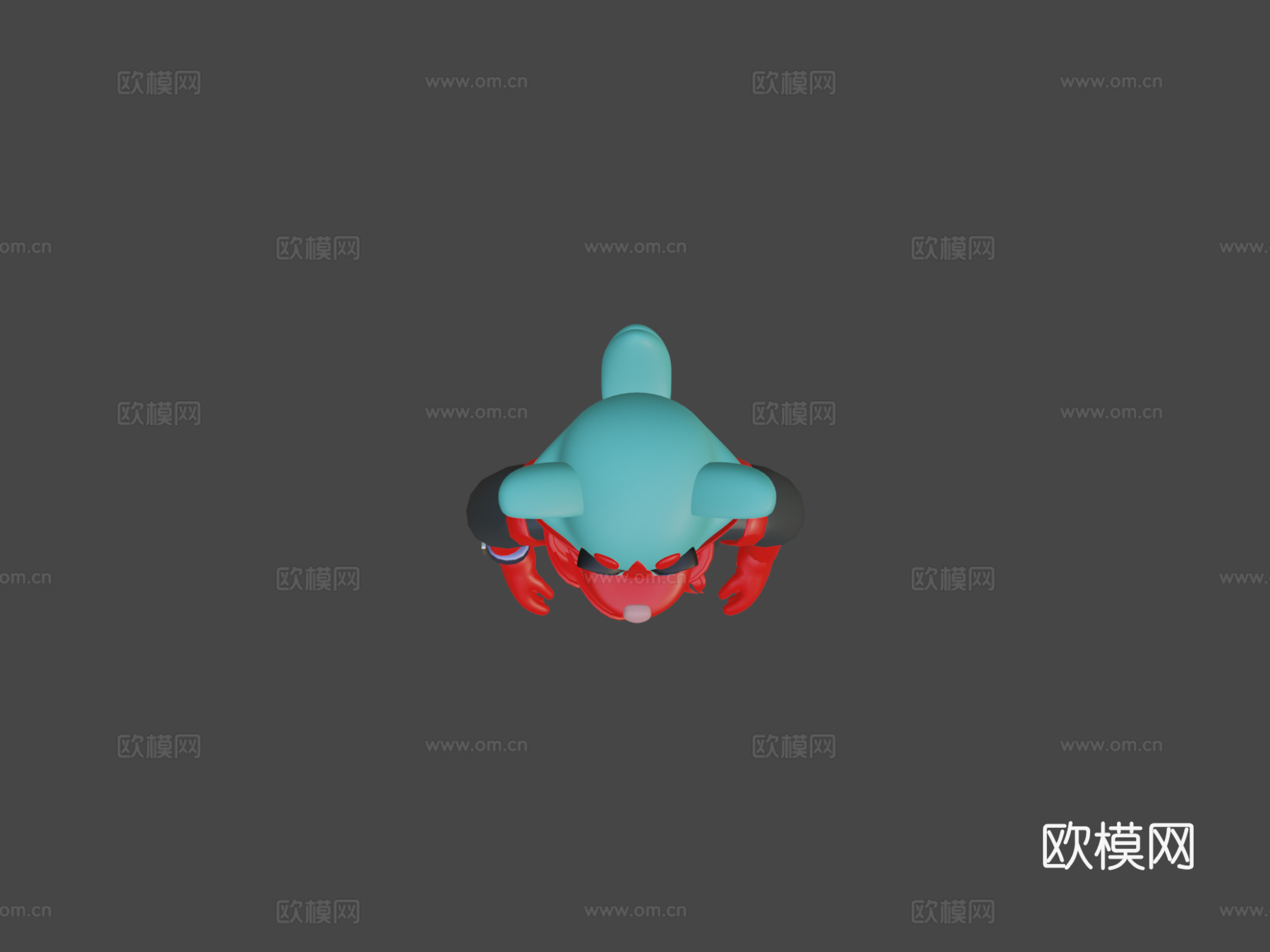 毛皮委托Blender3d模型