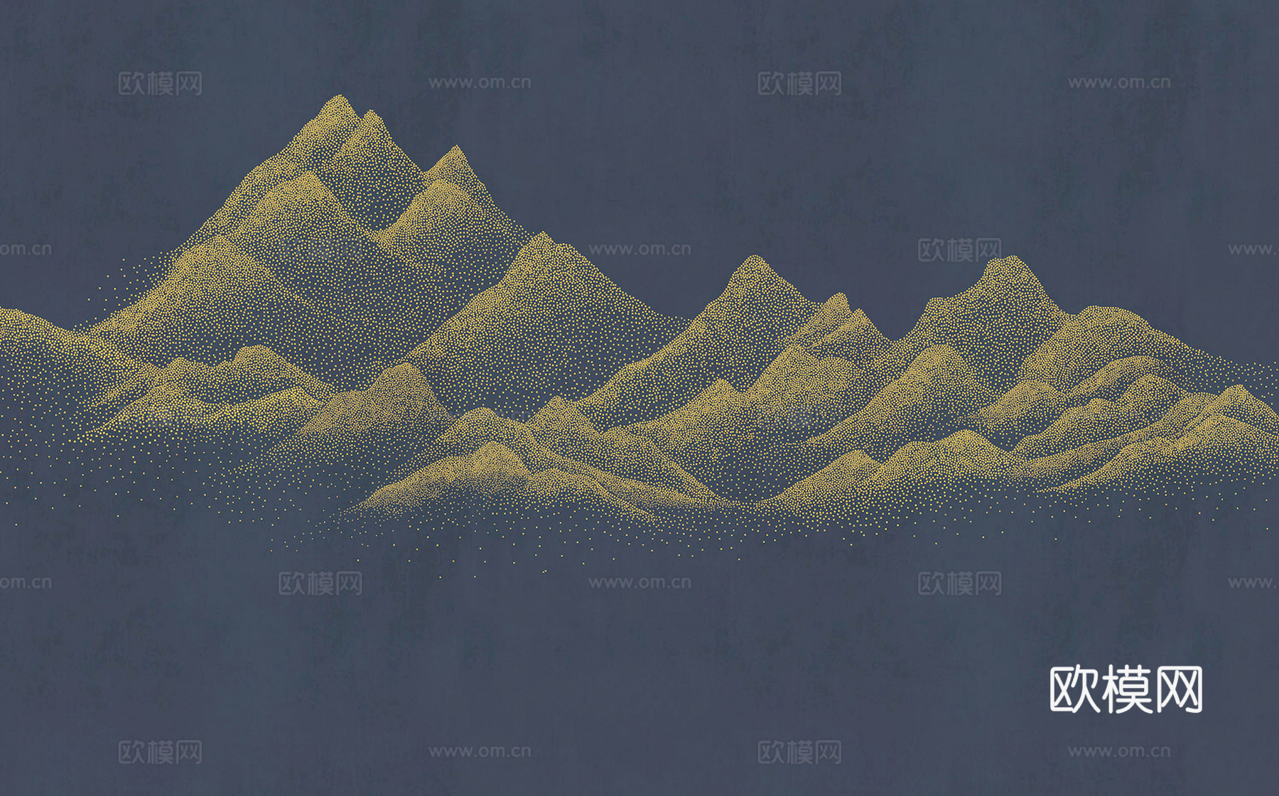 新中式壁纸壁画壁布墙纸墙布云海山水字画花鸟仙鹤荷花花鸟建筑背下载