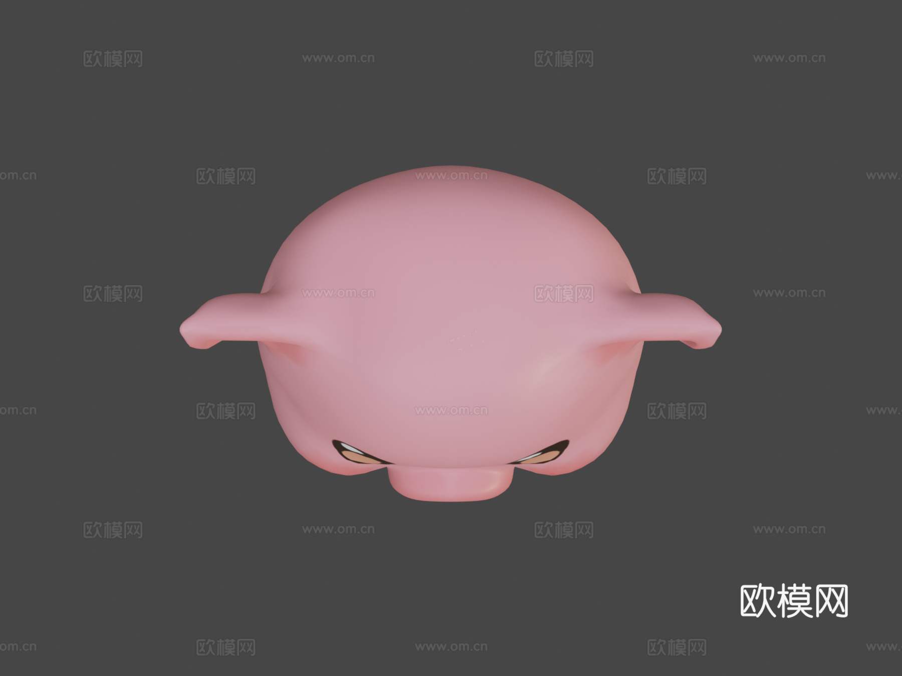 可爱小猪3d模型下载（渲染图7）