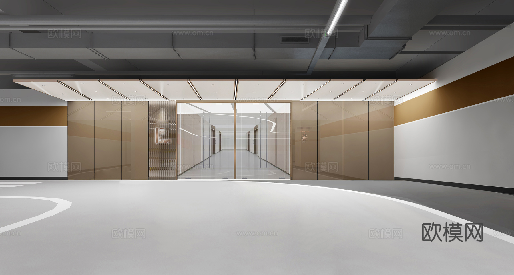 地下车库停车场cad施工图