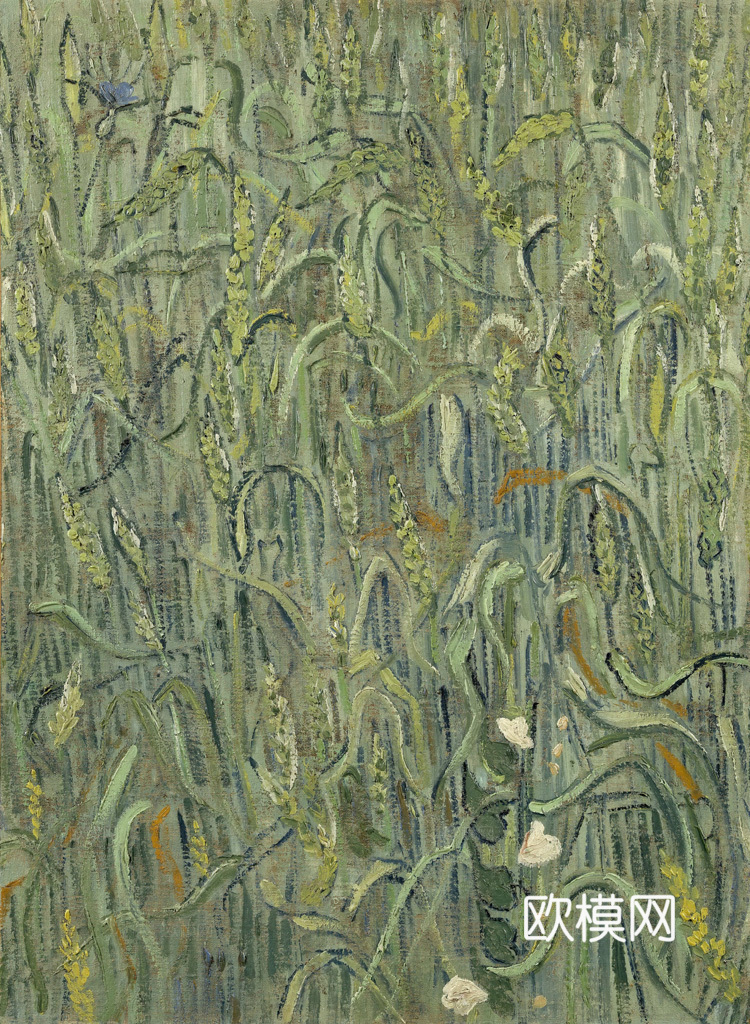 梵高后印象派风景绘画作品，现代世界经典名画040 梵高 Ea