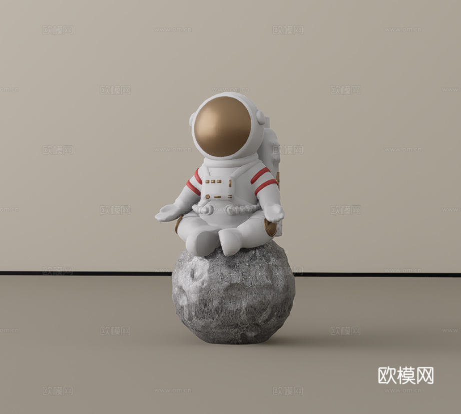 雕塑摆件su模型