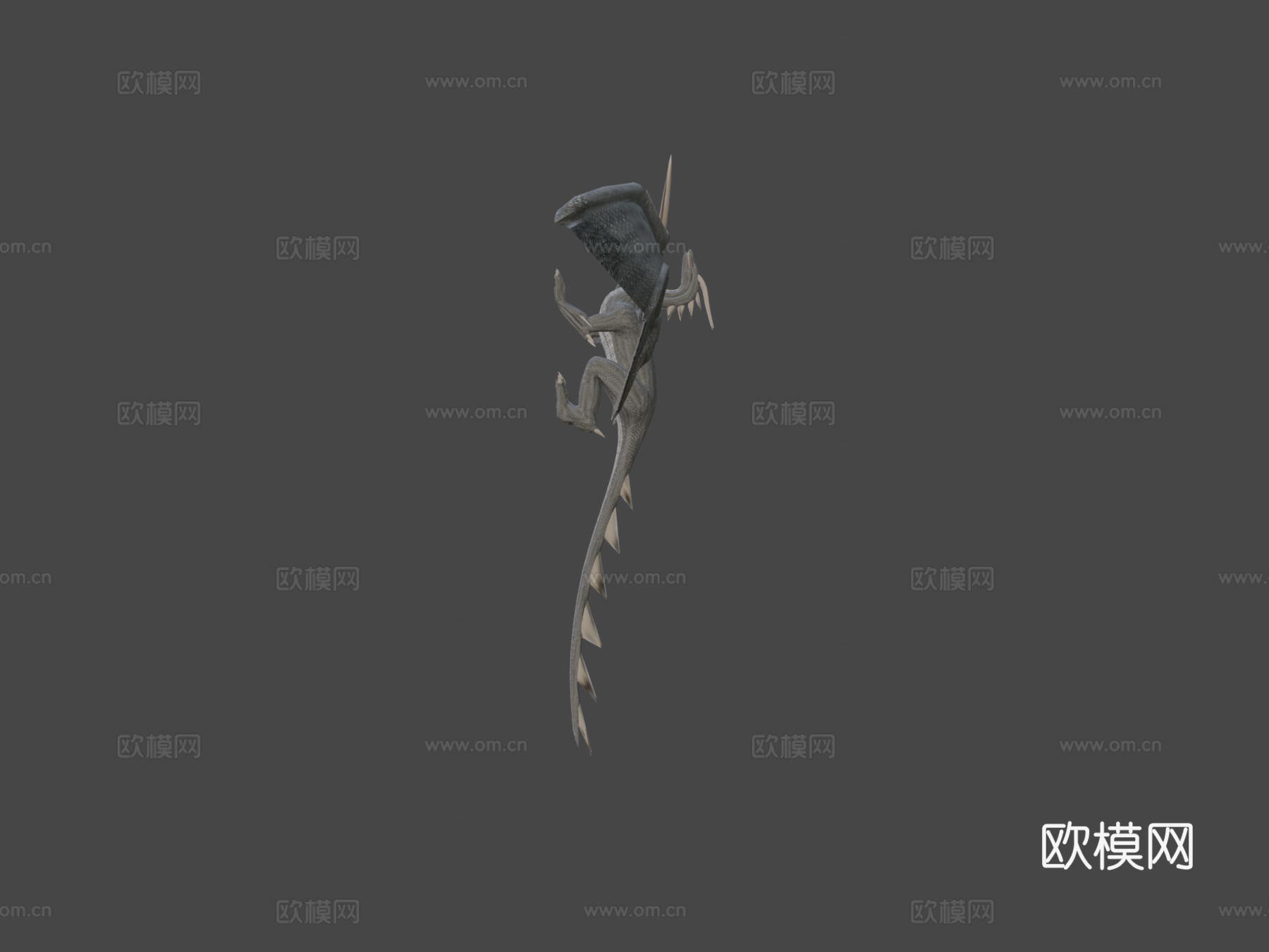 龙绑定3d模型下载（渲染图8）