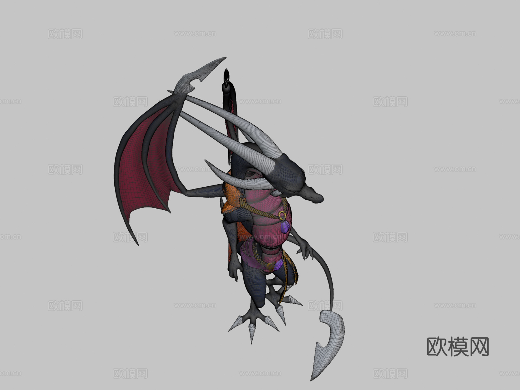 粉丝艺术重燃三部曲长老辛德3d模型下载（渲染图2）