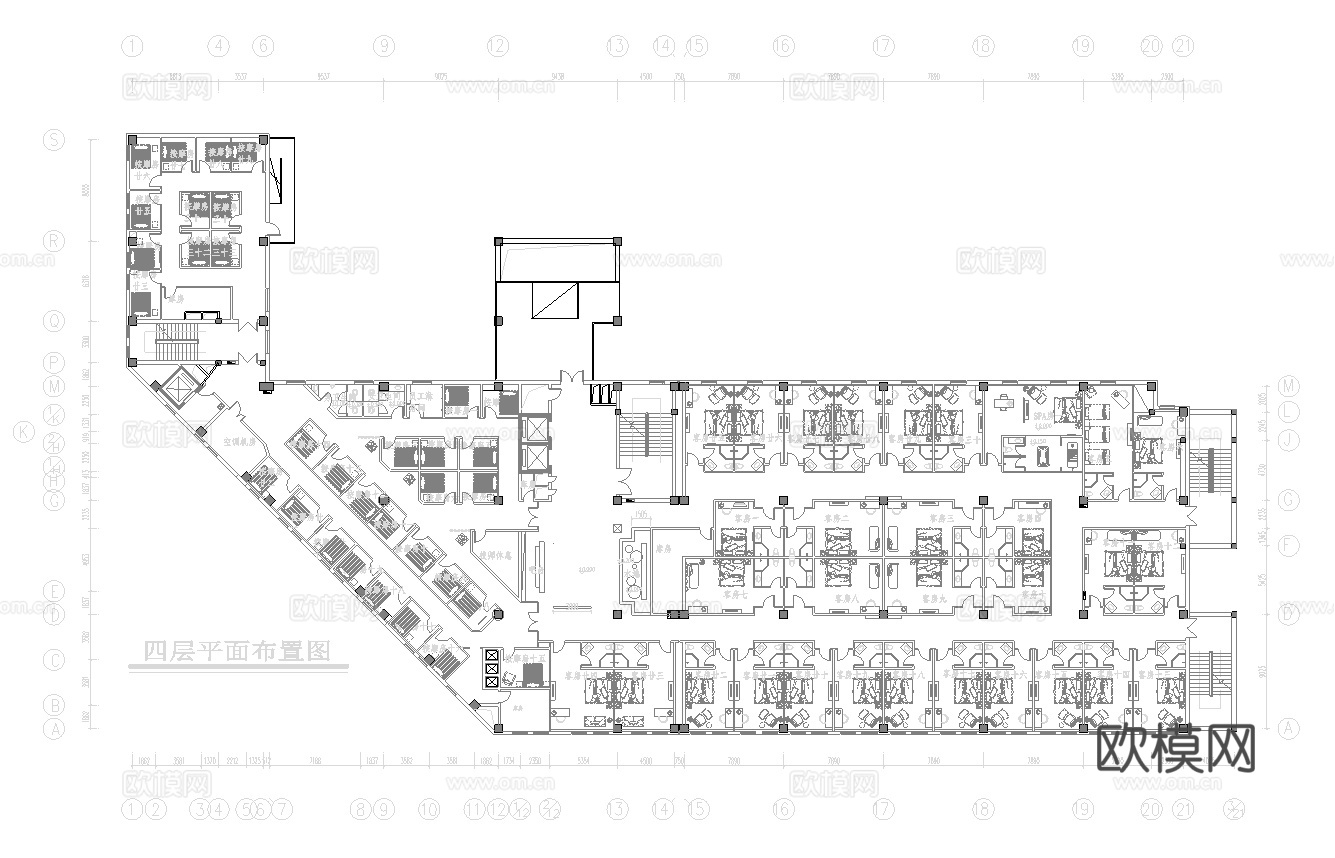 洗浴中心会所  最新平面施工图合集cad施工图